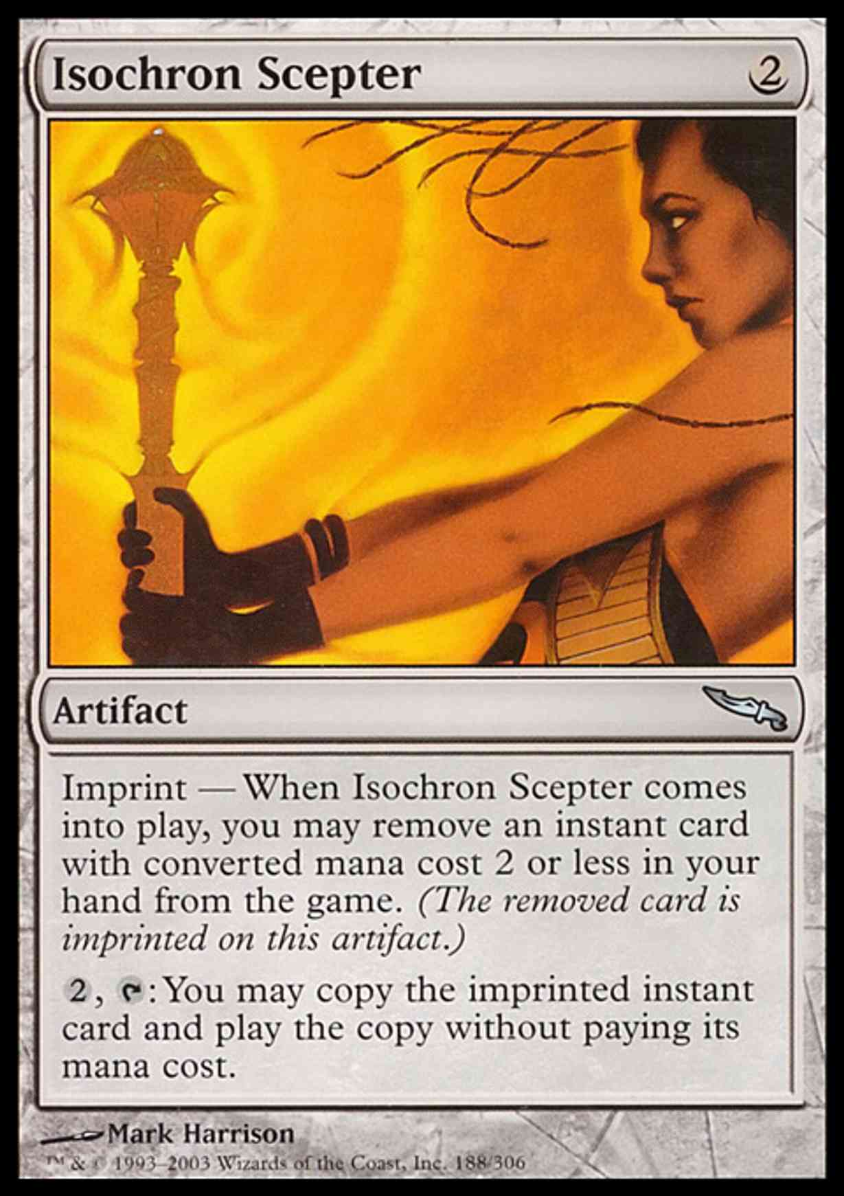 Isochron Scepter magic card front