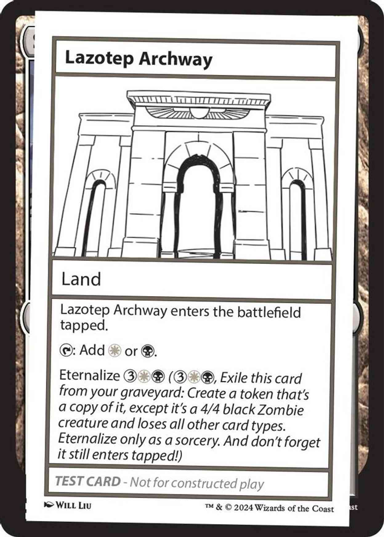 Lazotep Archway magic card front