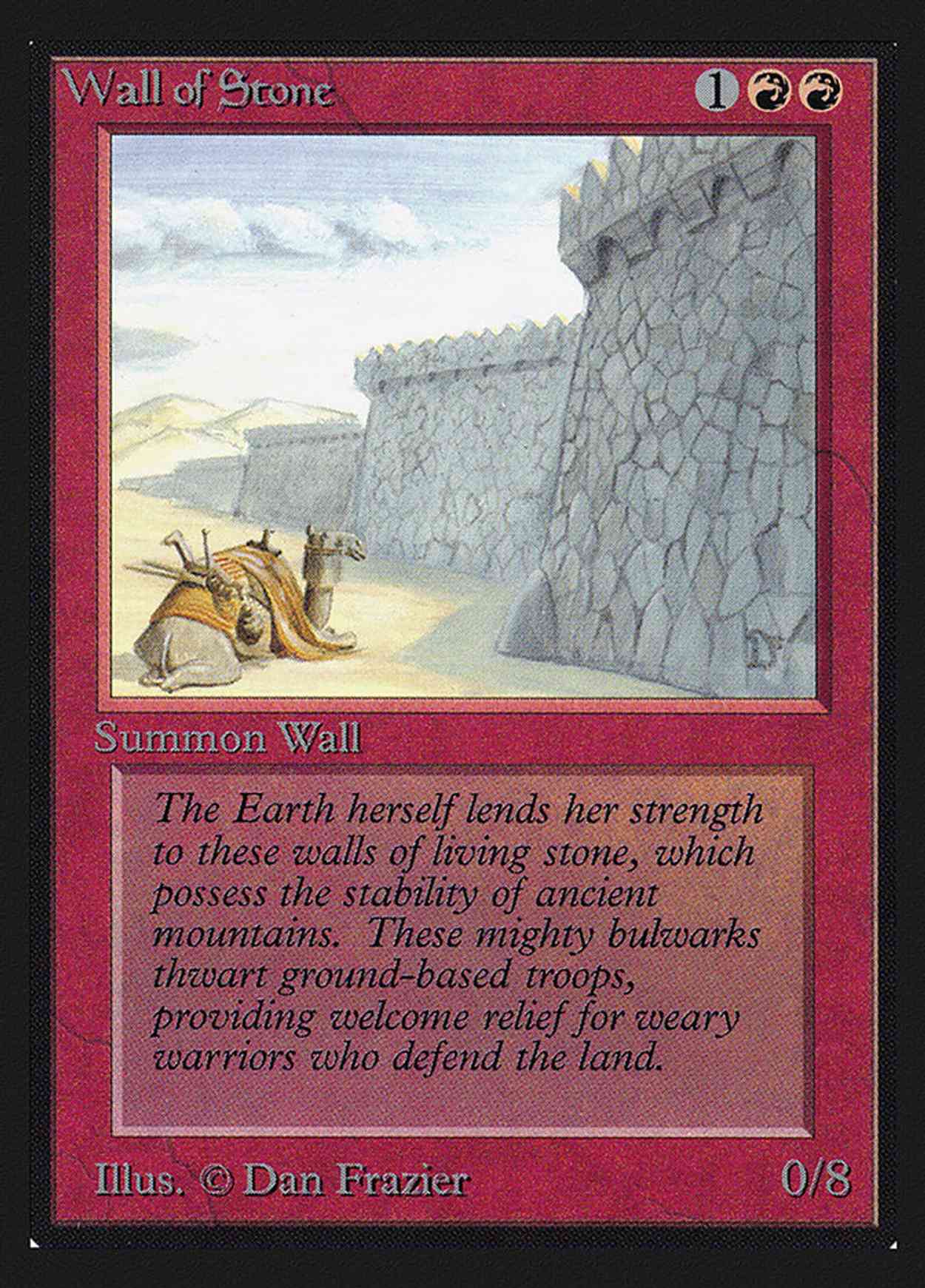 Wall of Stone (IE) magic card front