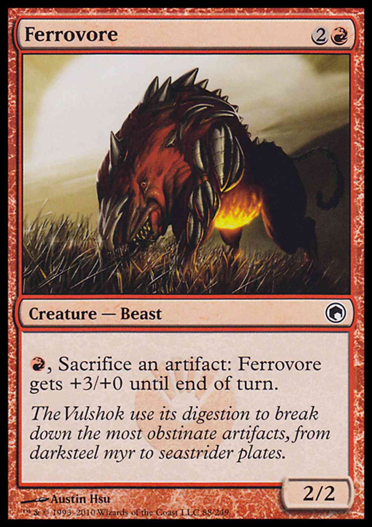 Ferrovore magic card front