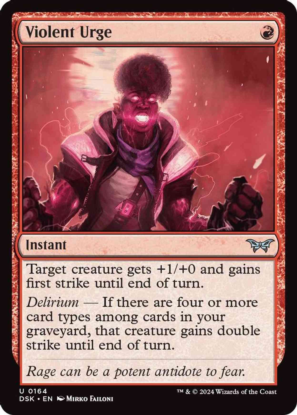 Violent Urge magic card front