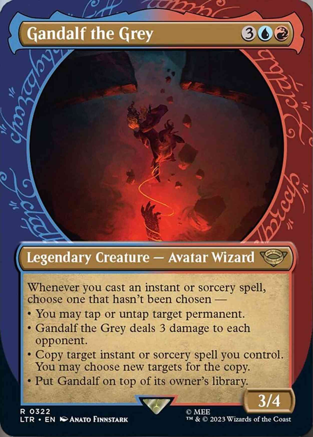 Gandalf the Grey (Showcase) magic card front