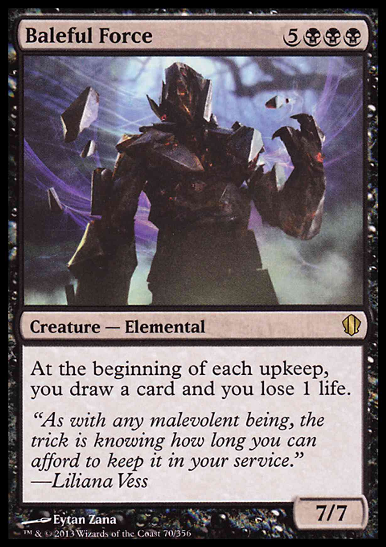 Baleful Force magic card front