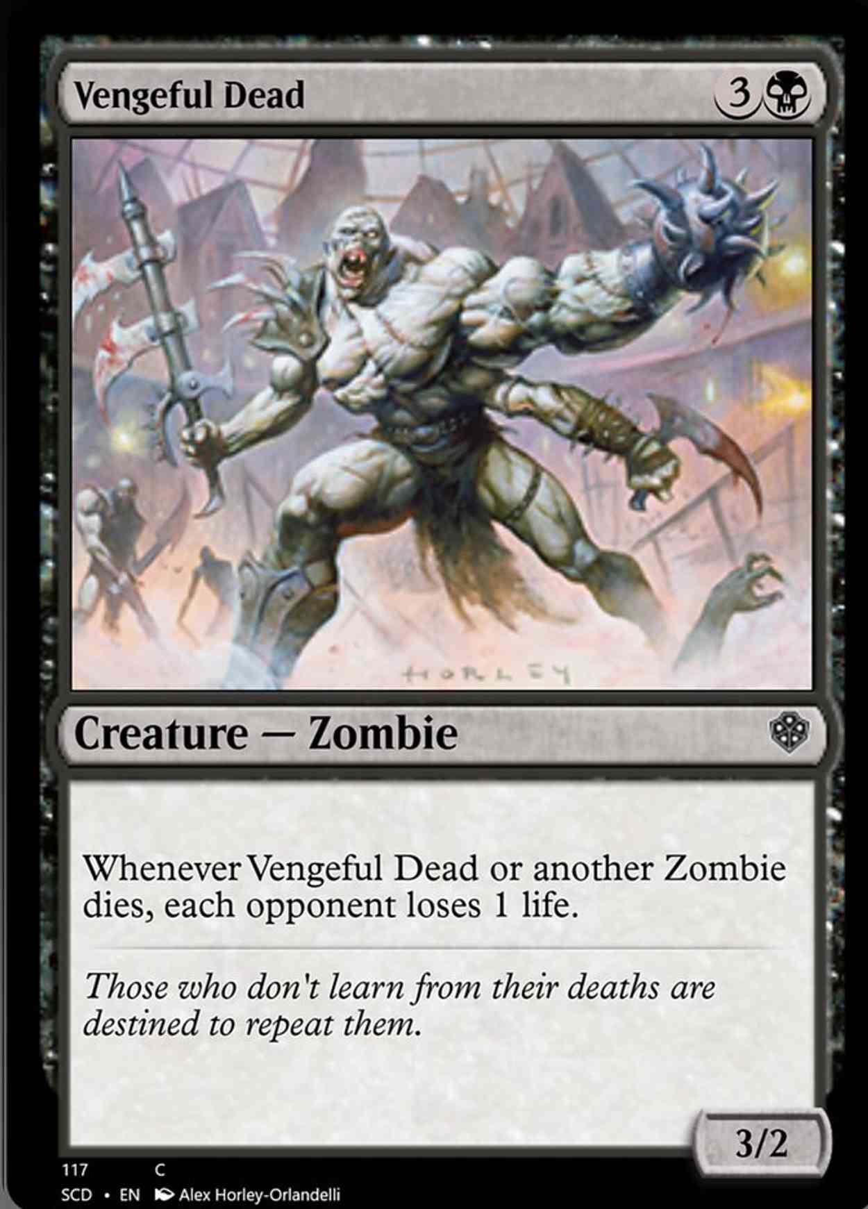 Vengeful Dead magic card front