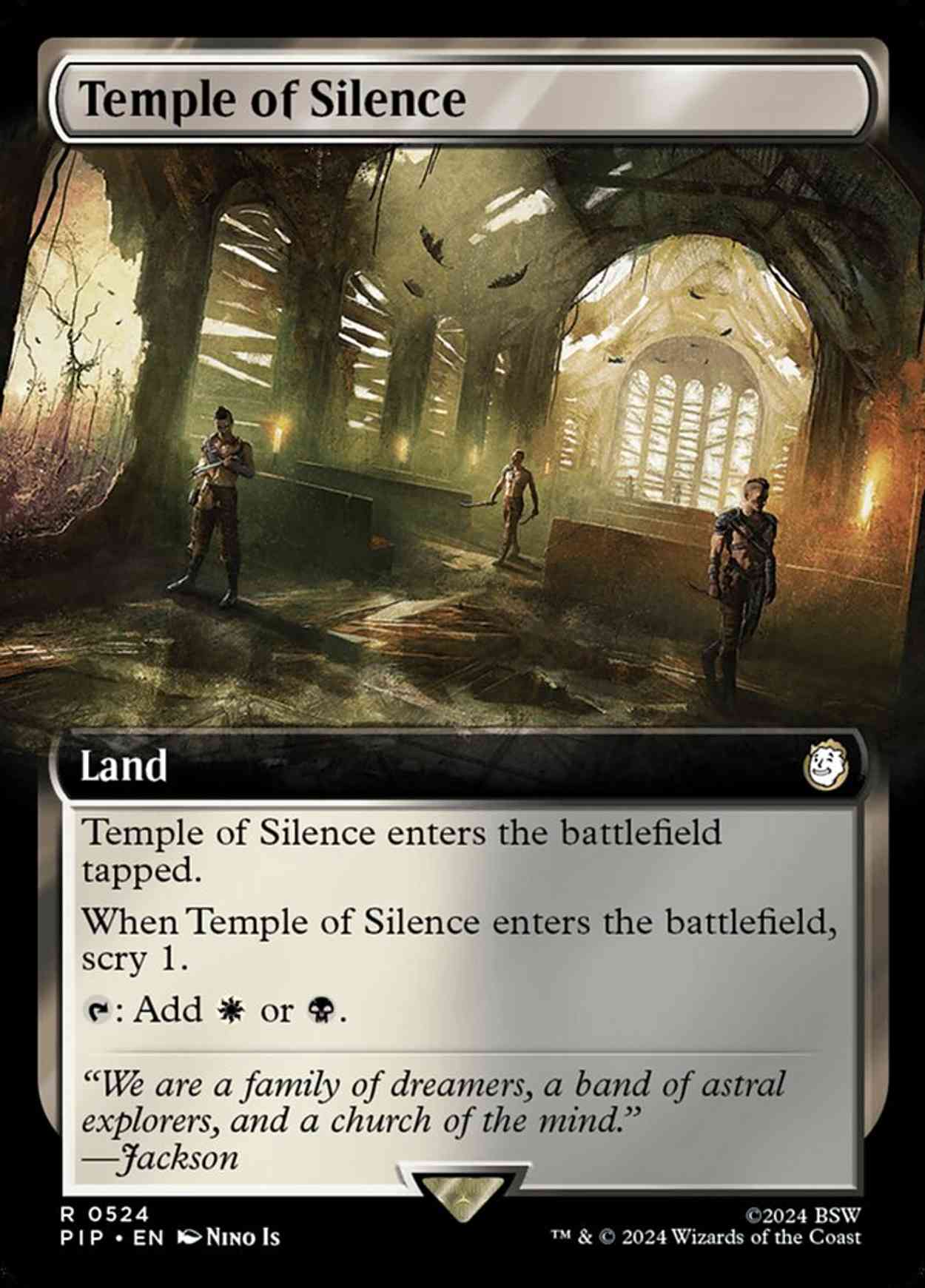 Temple of Silence (Extended Art) magic card front
