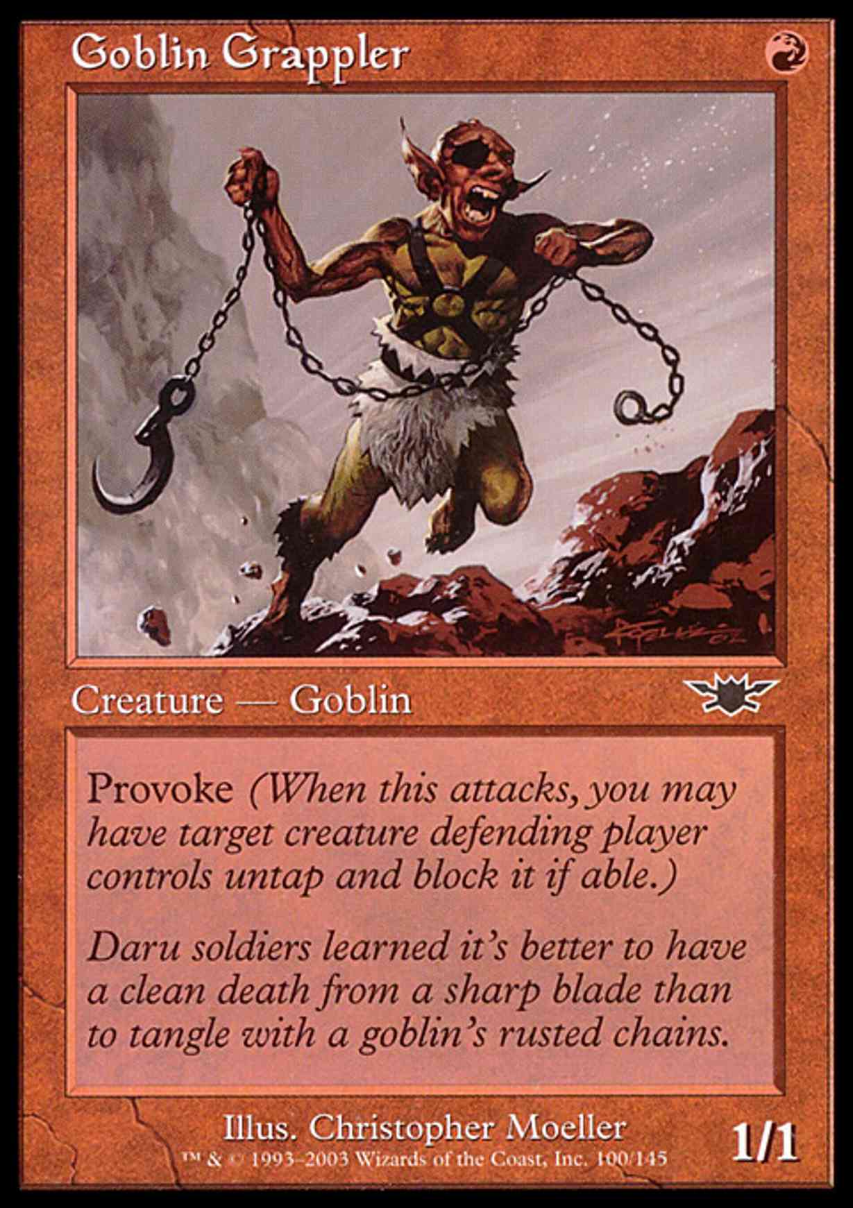 Goblin Grappler magic card front