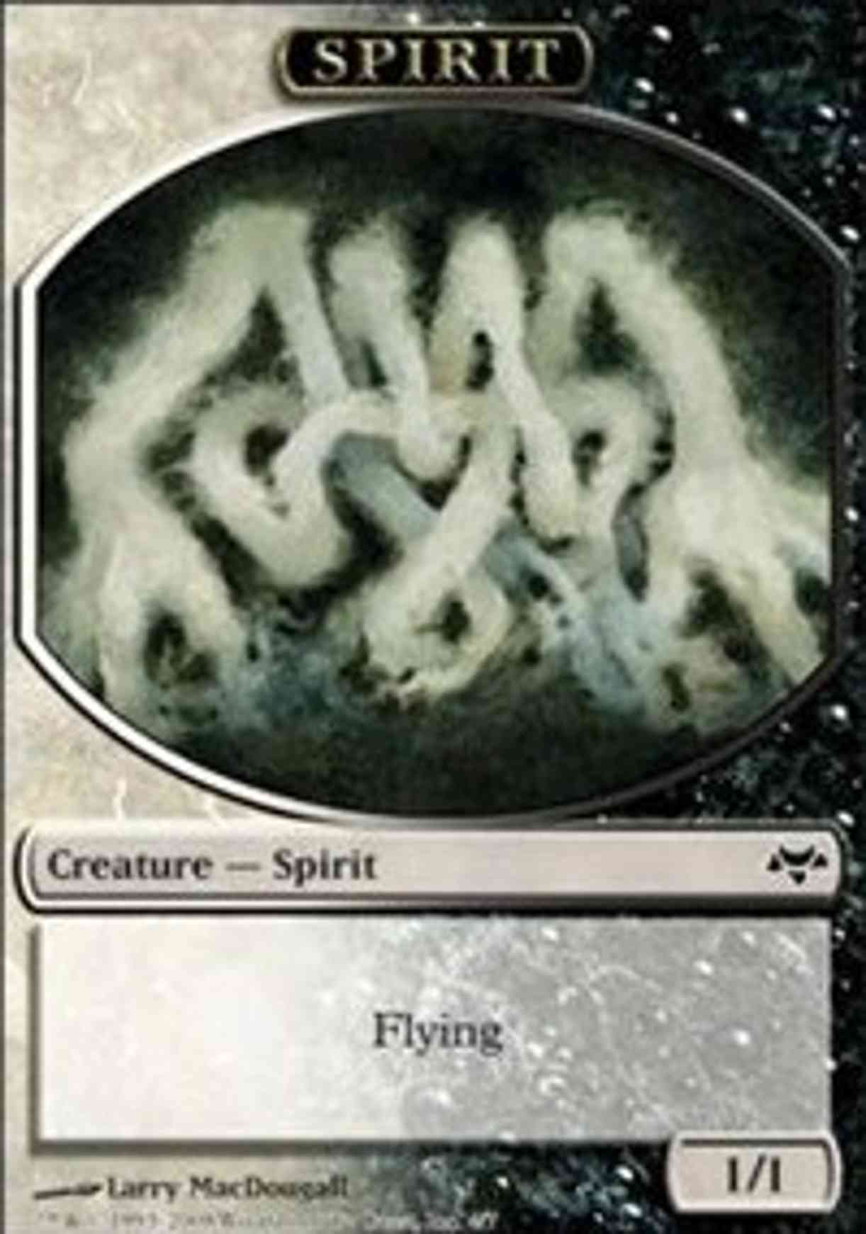 Spirit Token (Black/White) magic card front