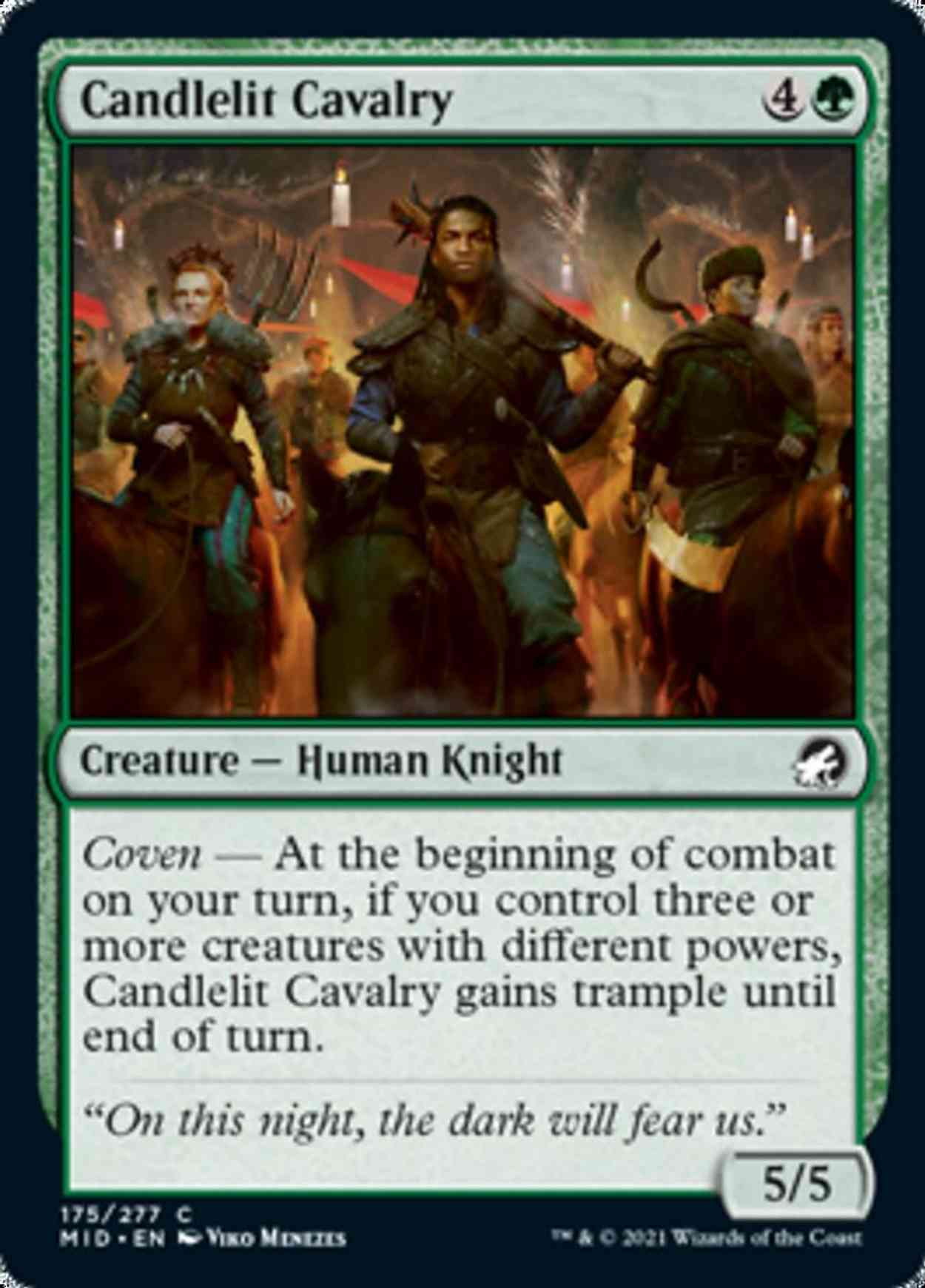 Candlelit Cavalry magic card front