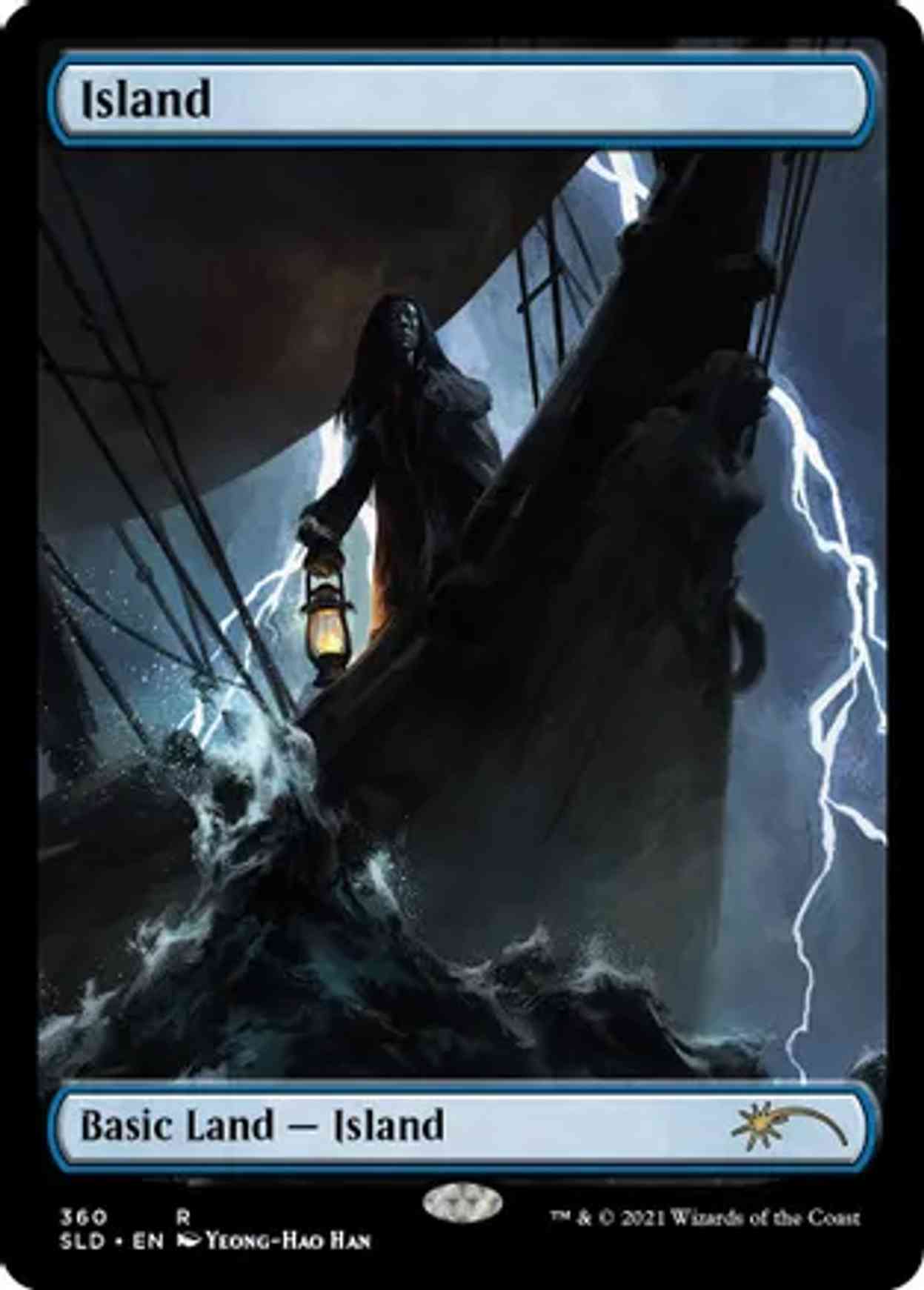 Island (The Dracula Lands) magic card front
