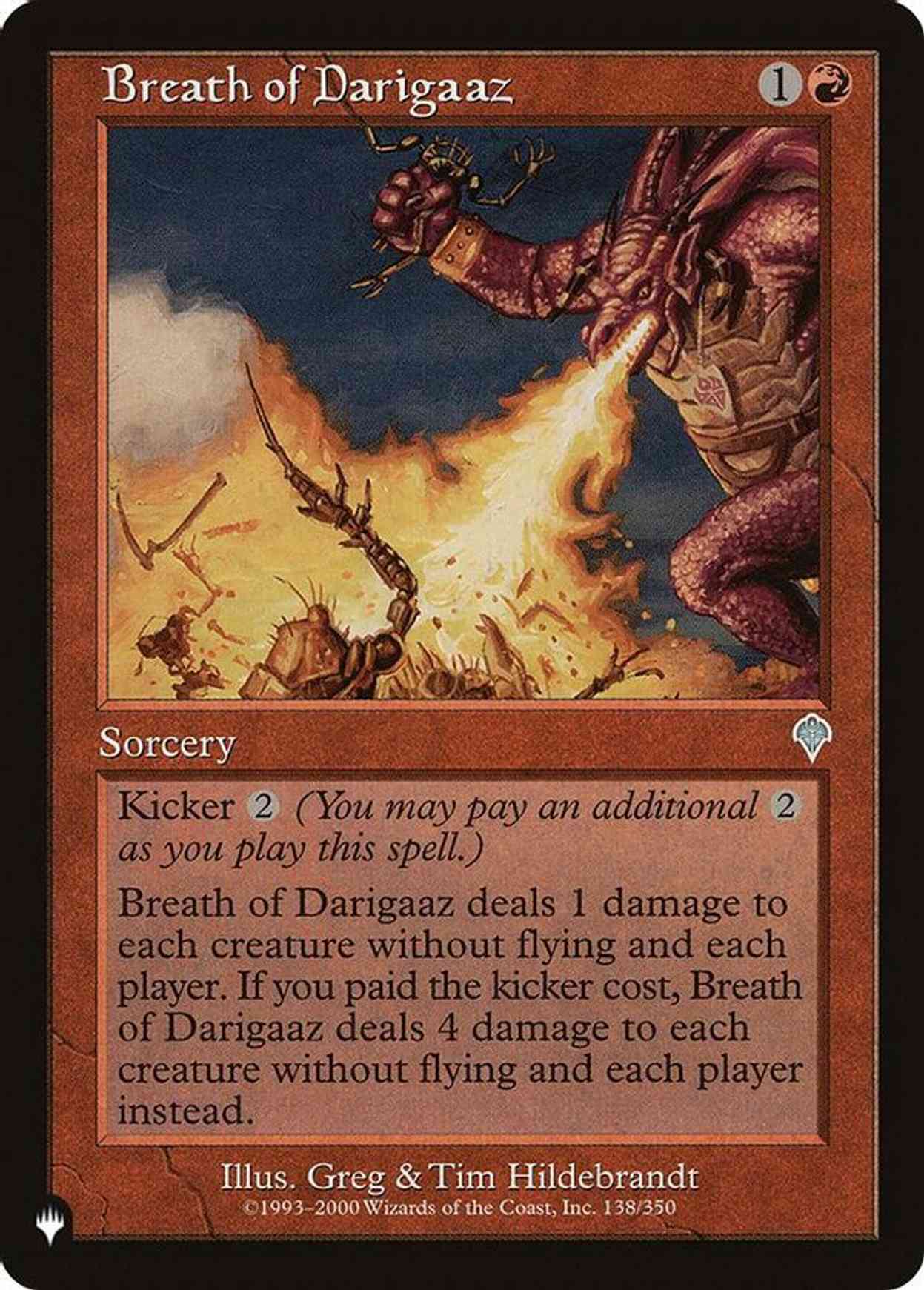 Breath of Darigaaz magic card front