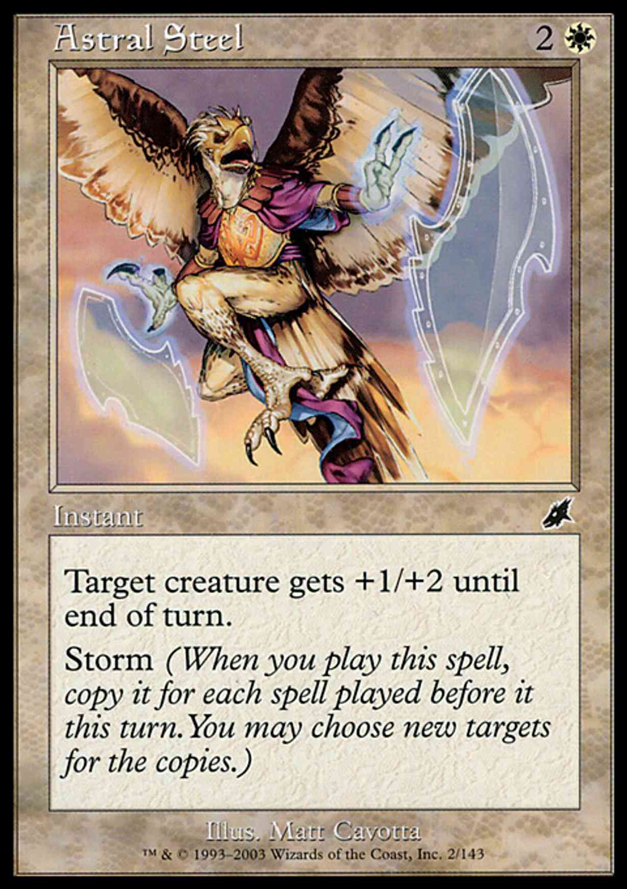 Astral Steel magic card front