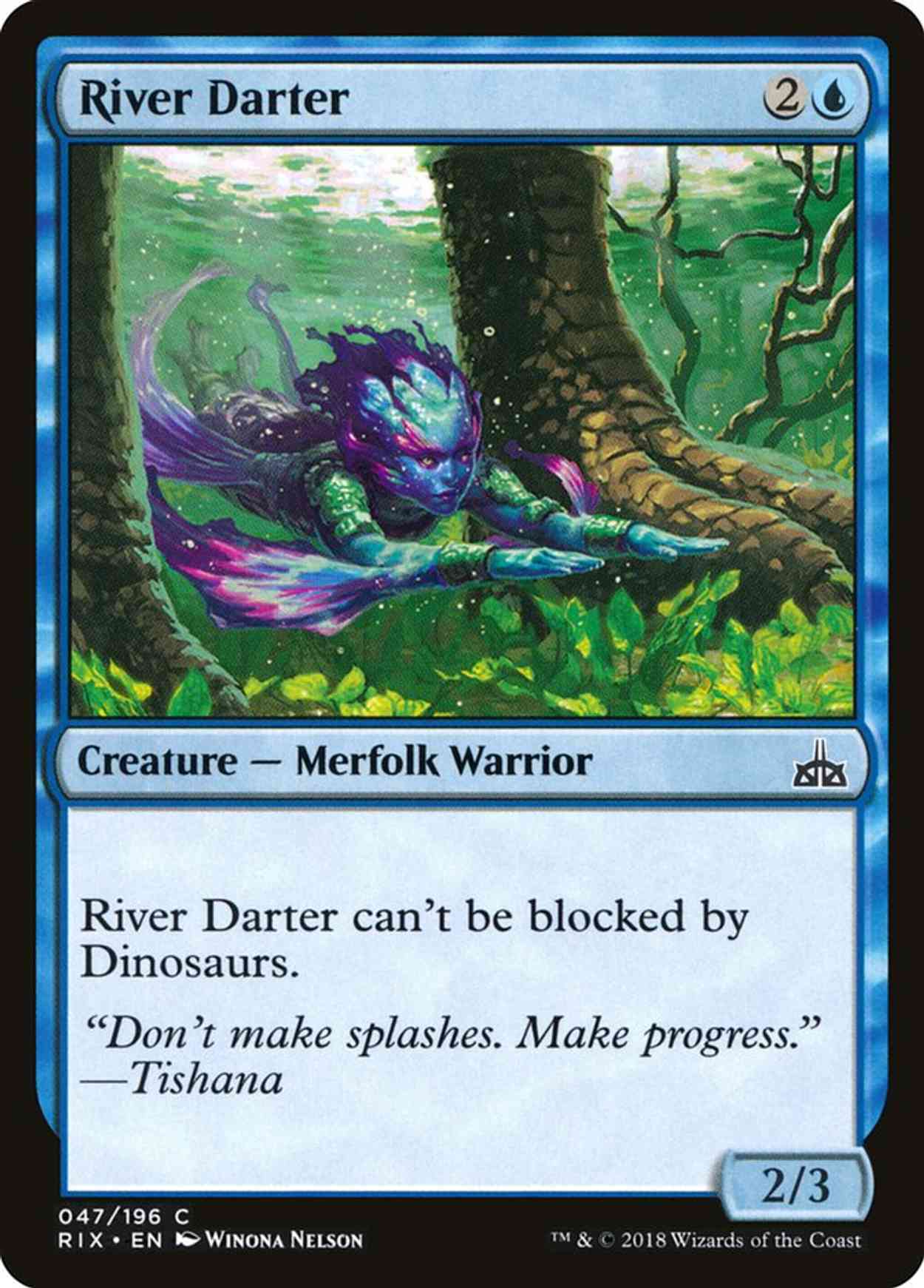 River Darter magic card front