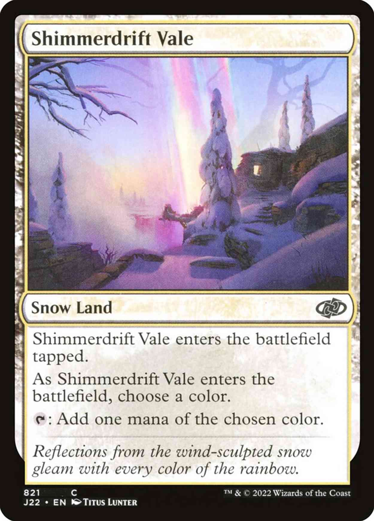 Shimmerdrift Vale magic card front