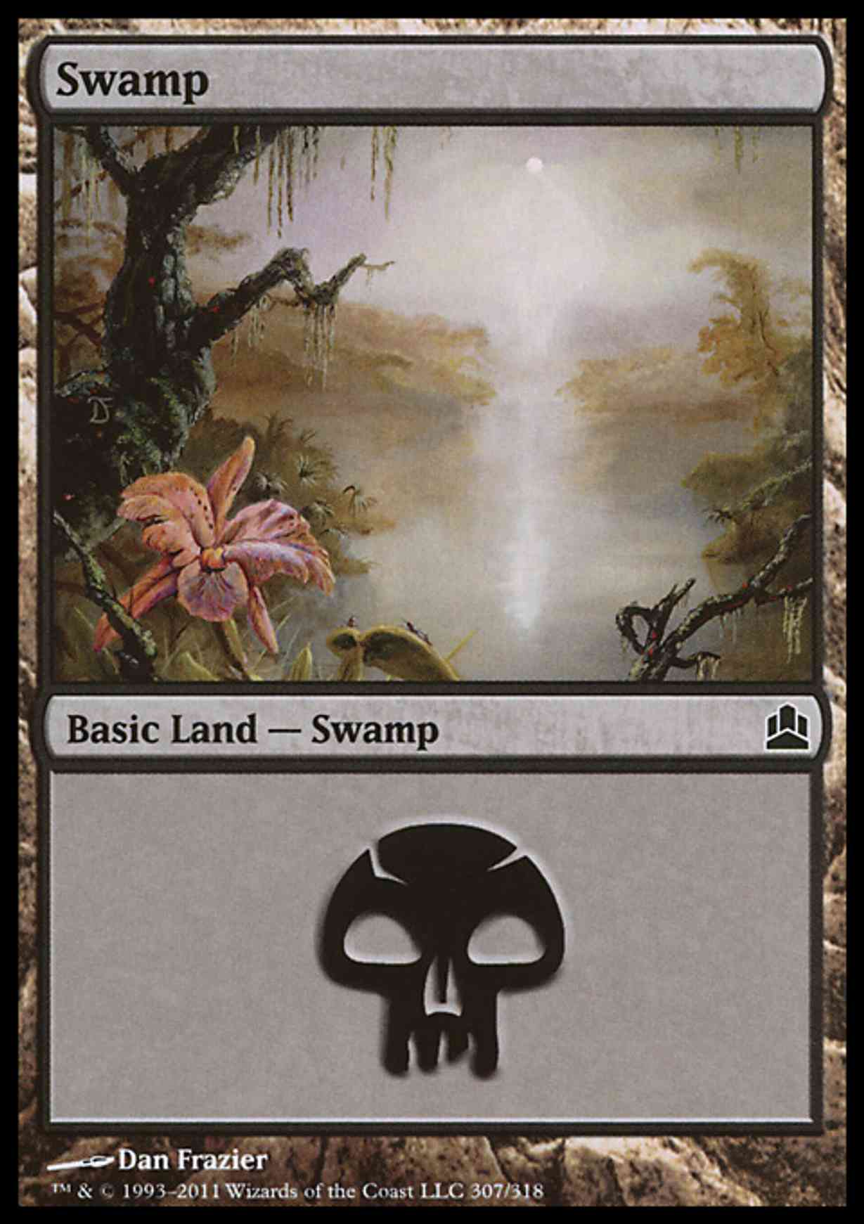 Swamp (307) magic card front