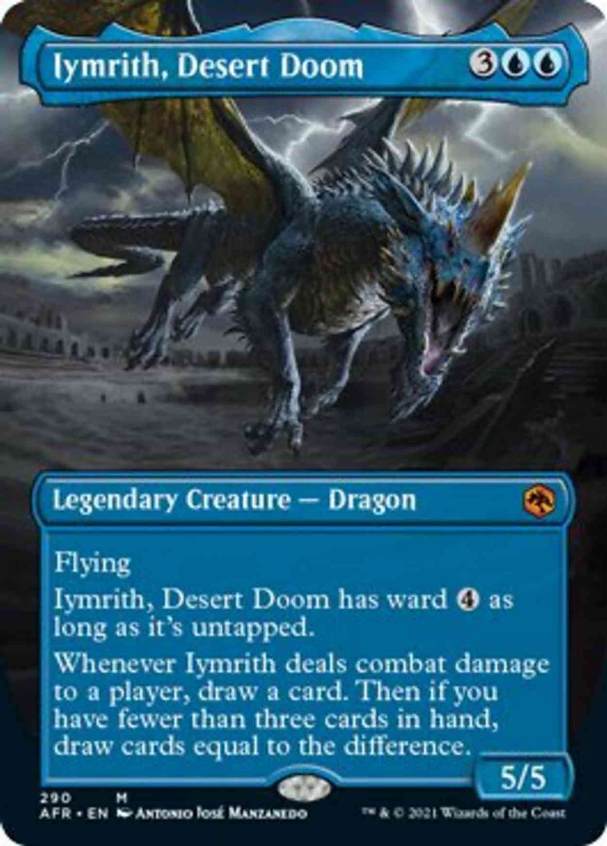 Iymrith, Desert Doom (Borderless) magic card front