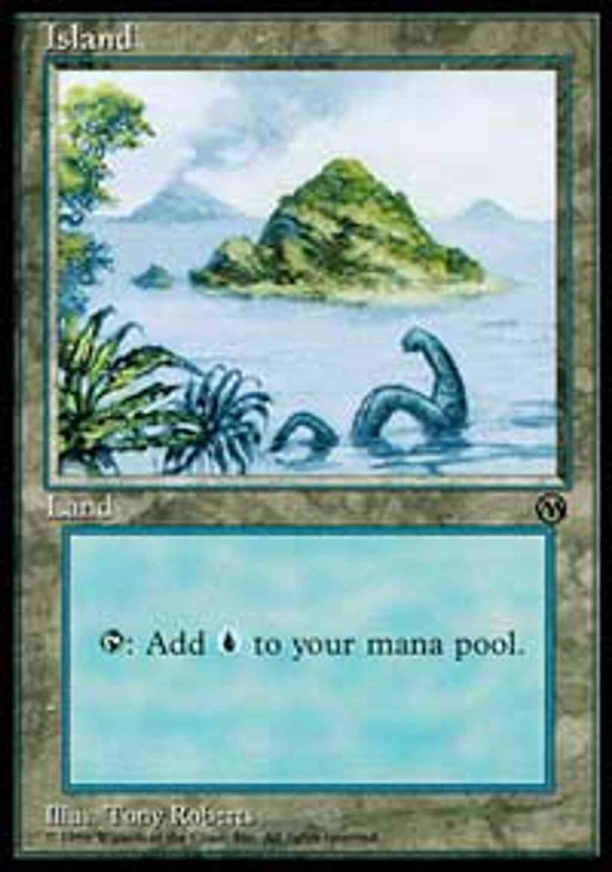 Island (1996) magic card front