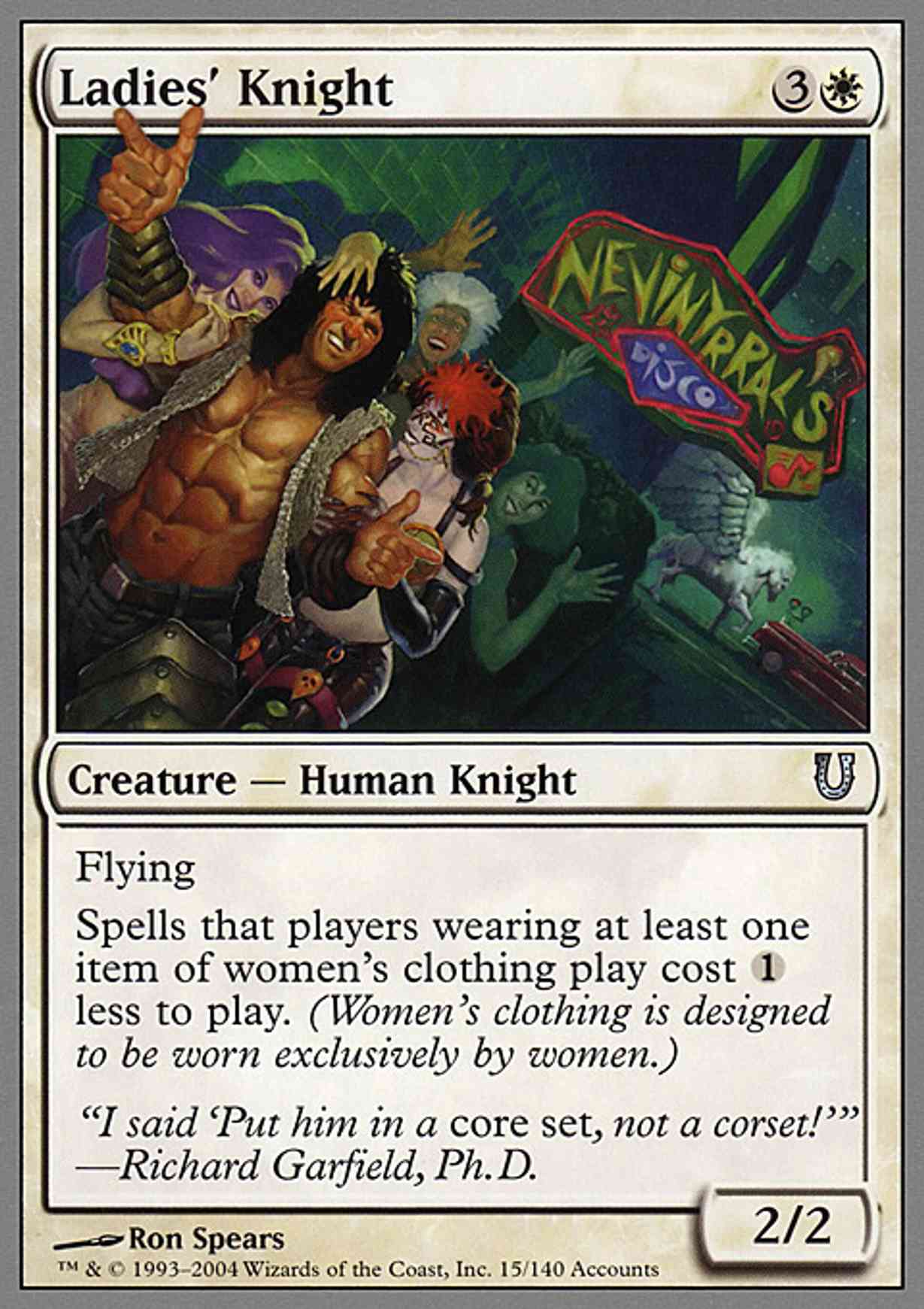 Ladies' Knight magic card front