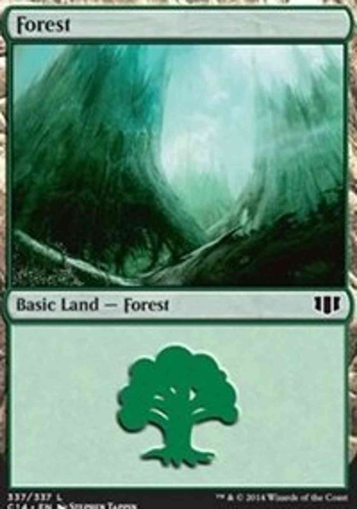 Forest (337) magic card front
