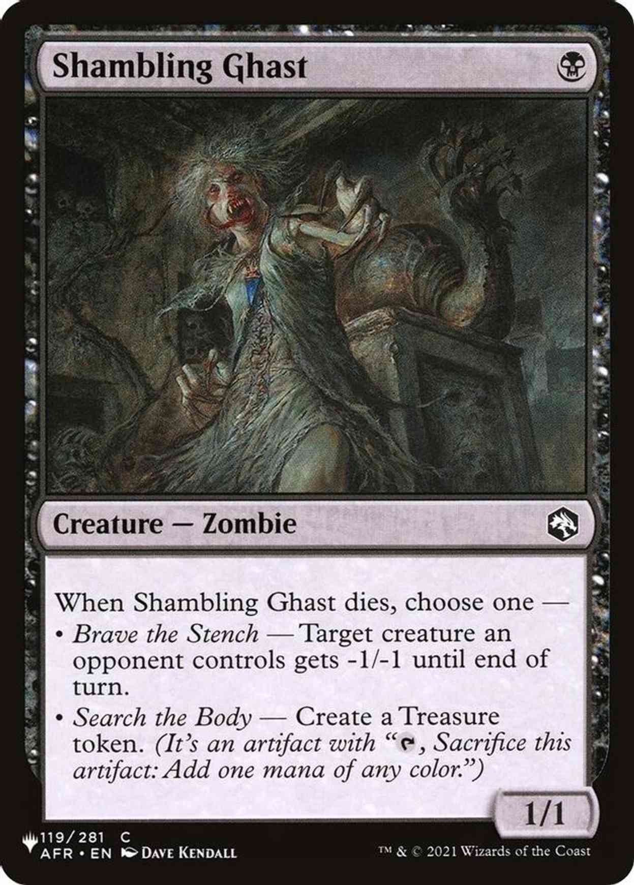 Shambling Ghast magic card front