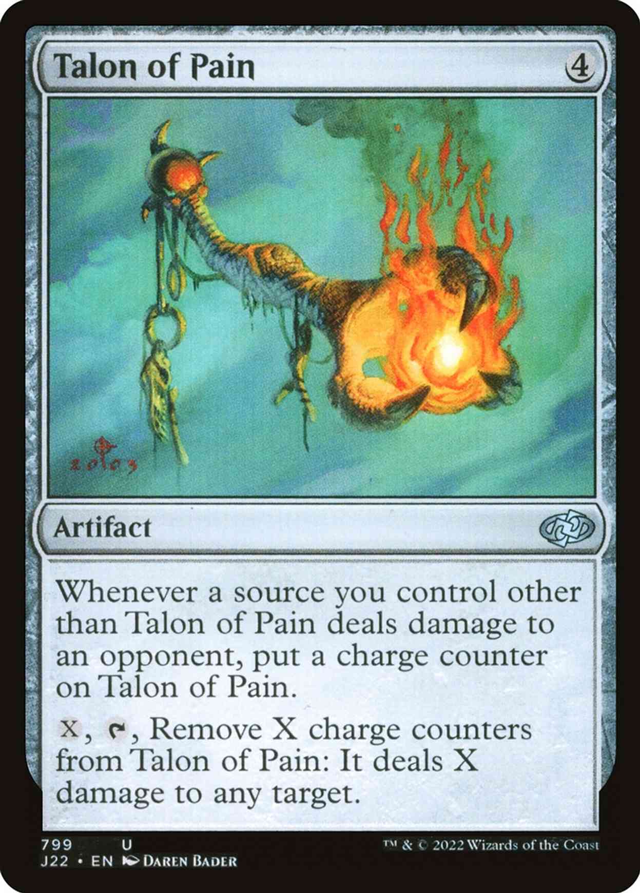 Talon of Pain magic card front