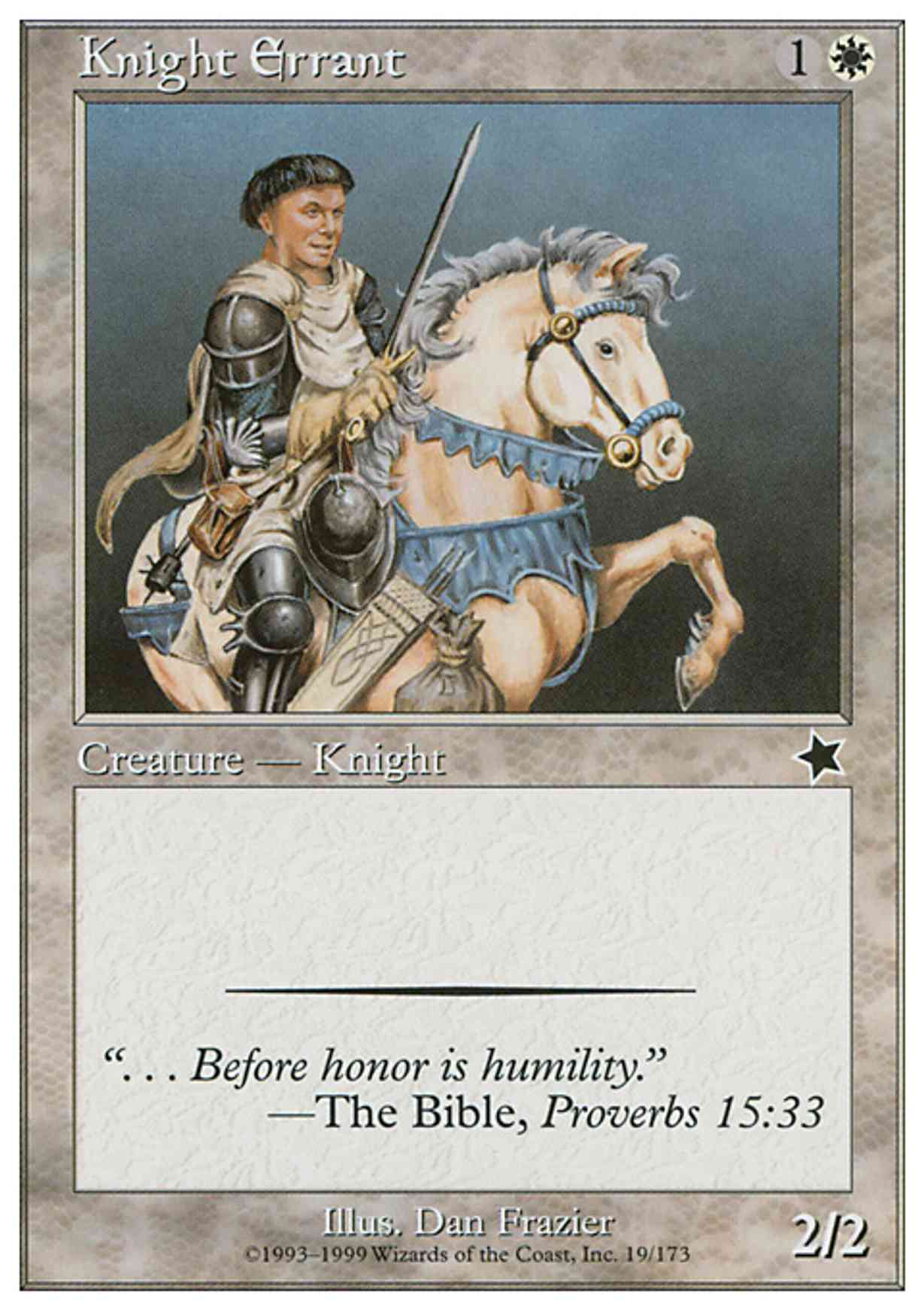 Knight Errant magic card front