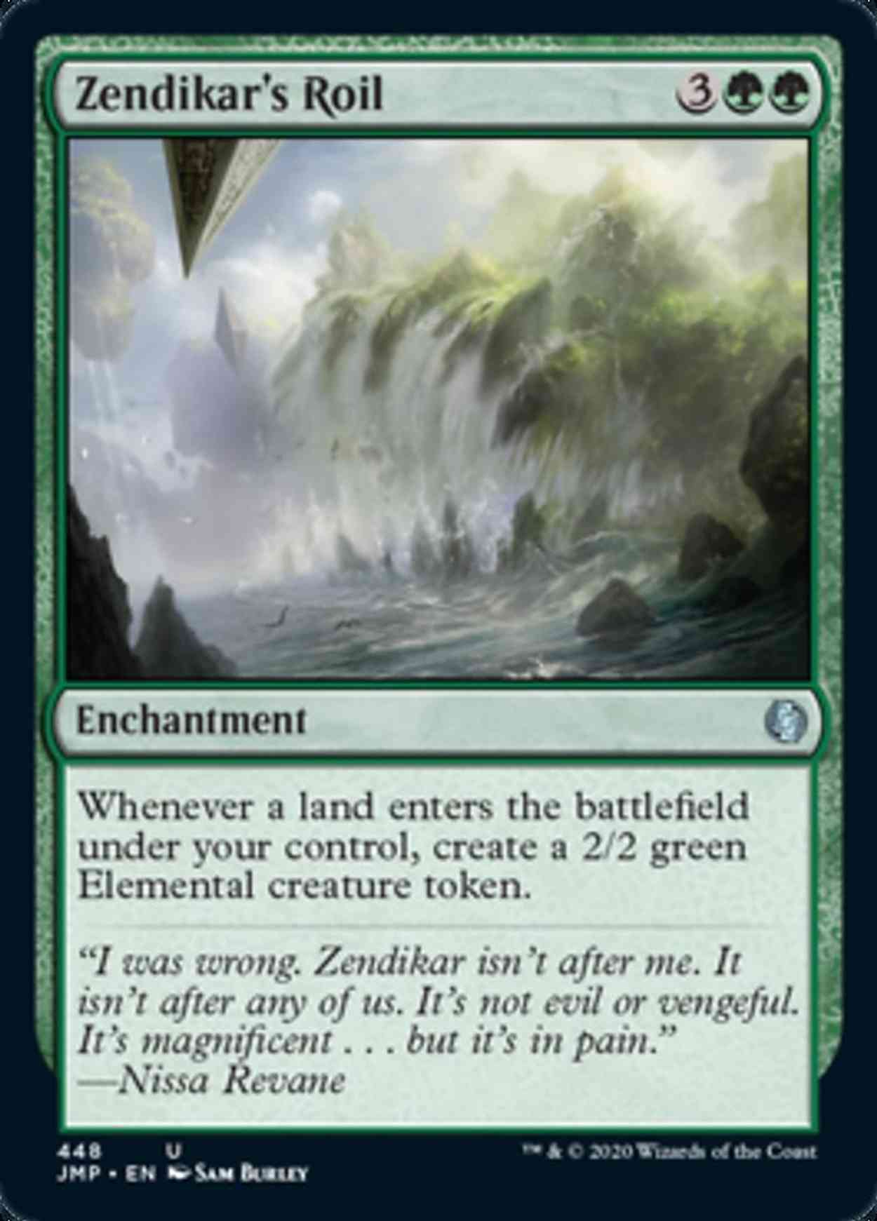 Zendikar's Roil magic card front