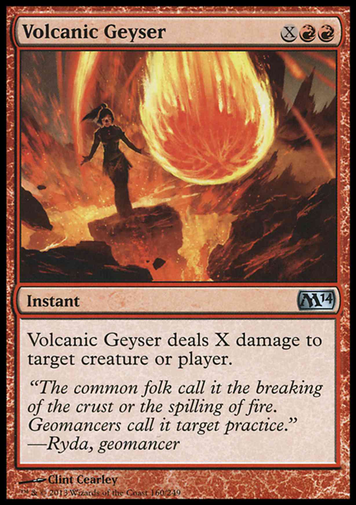 Volcanic Geyser magic card front