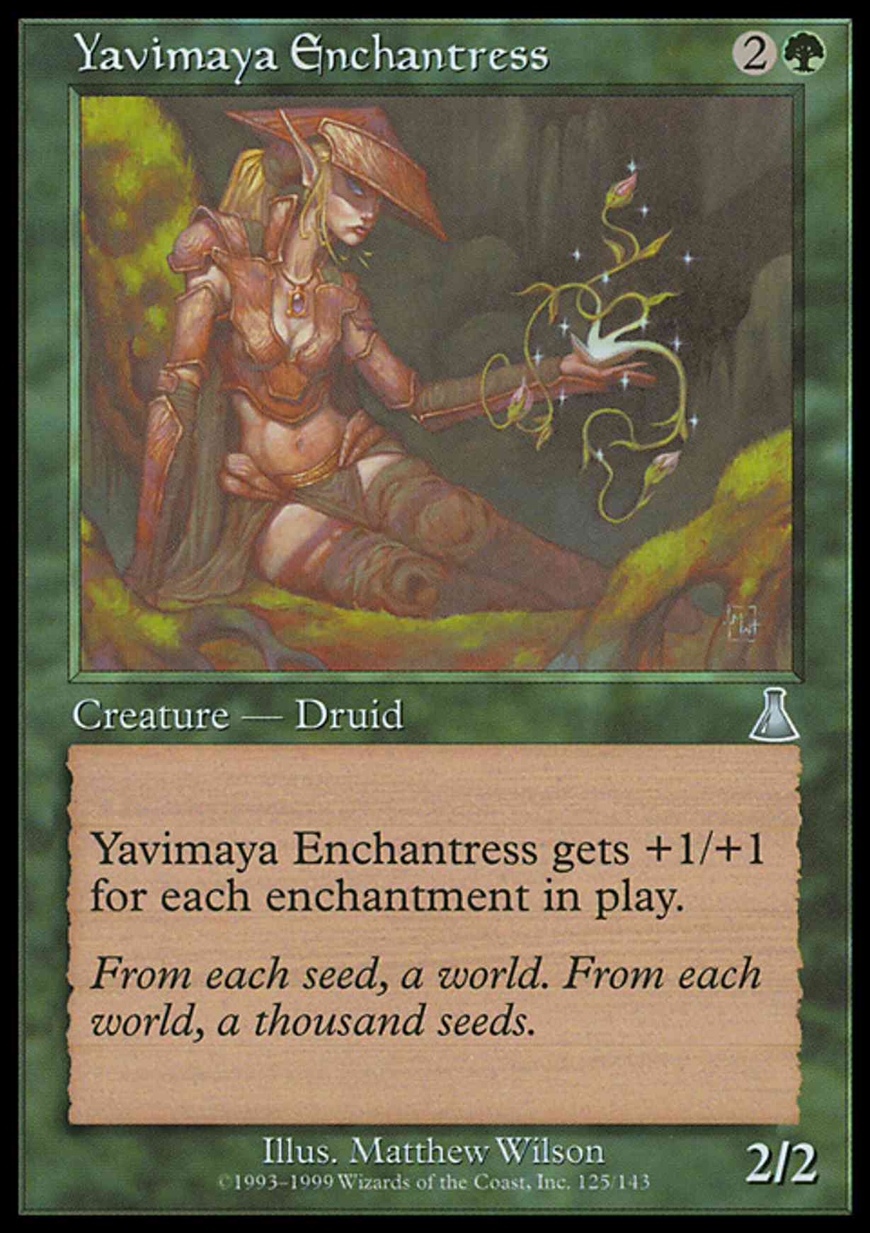 Yavimaya Enchantress magic card front