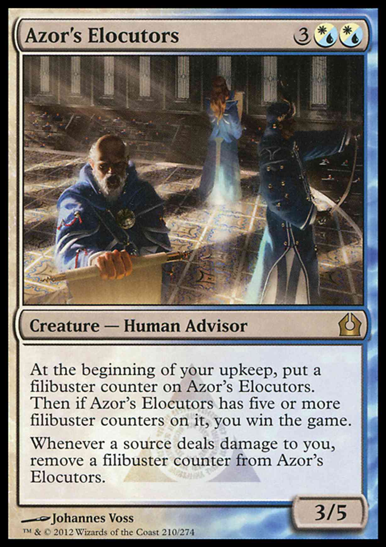 Azor's Elocutors magic card front