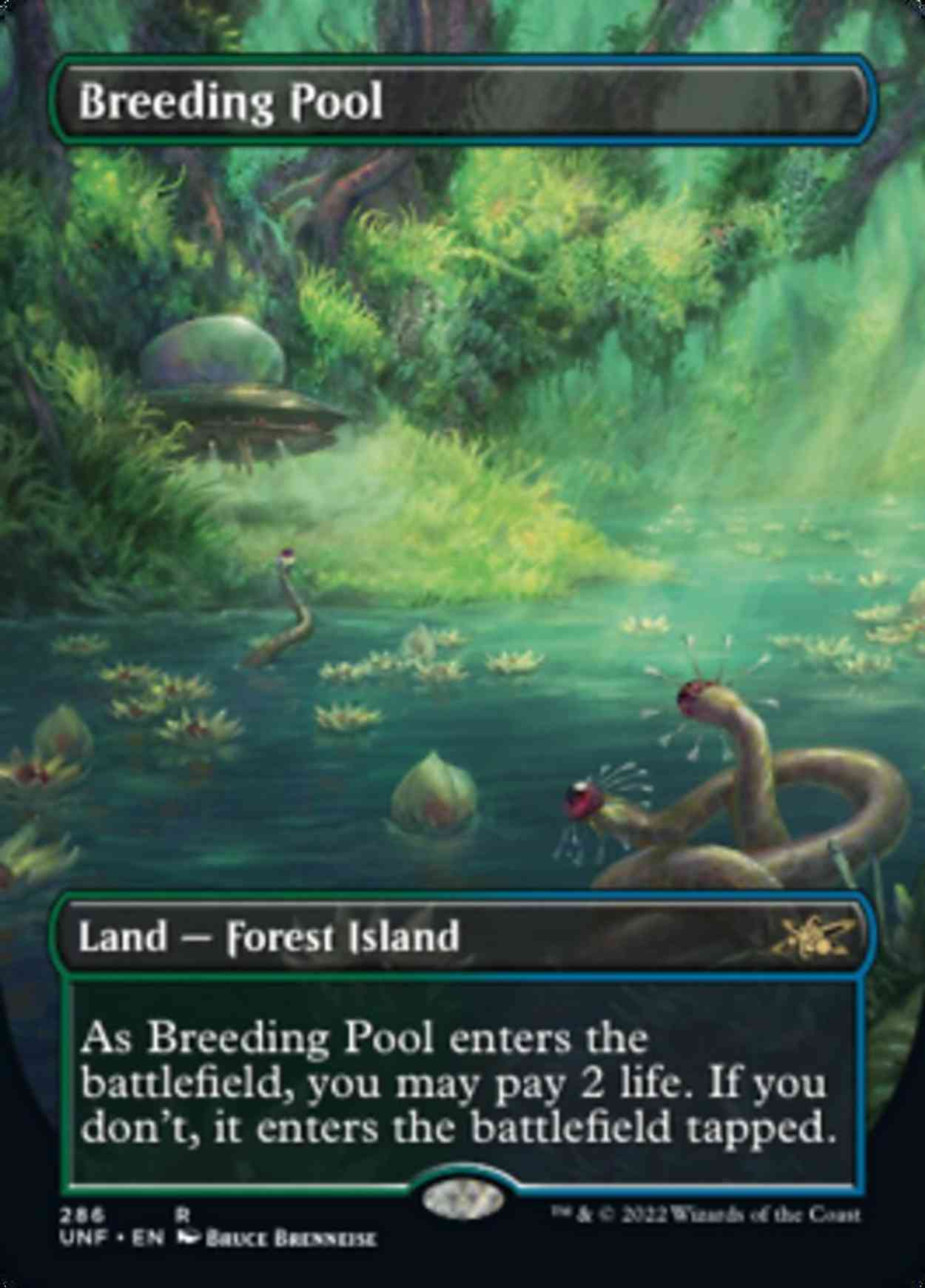 Breeding Pool (Borderless) magic card front