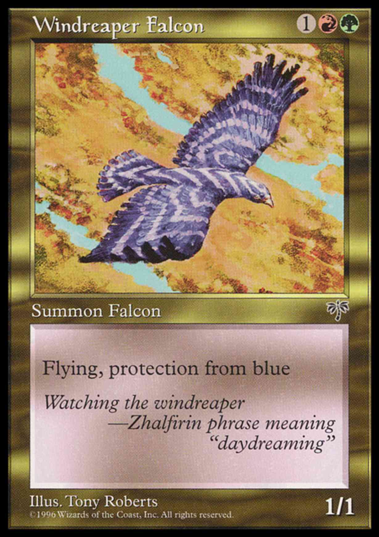Windreaper Falcon magic card front