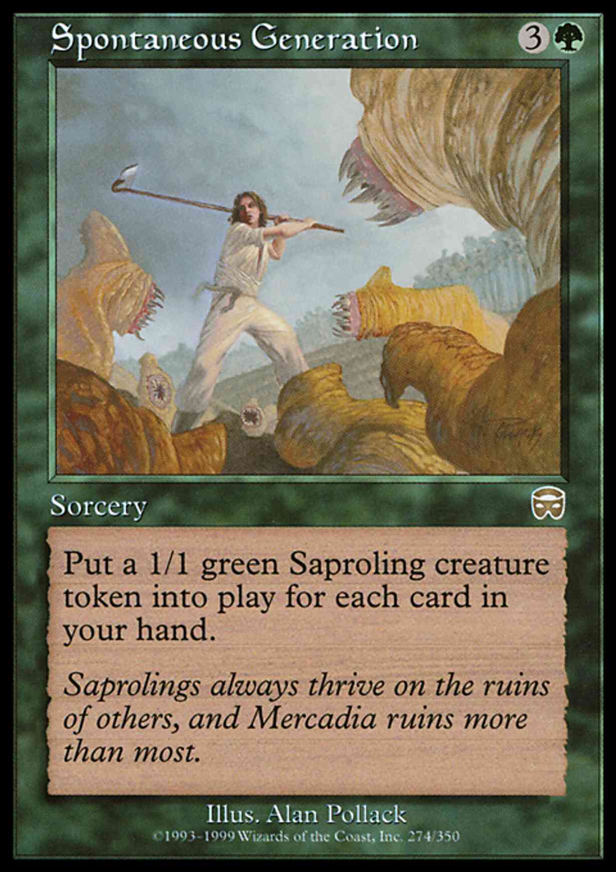 Spontaneous Generation magic card front