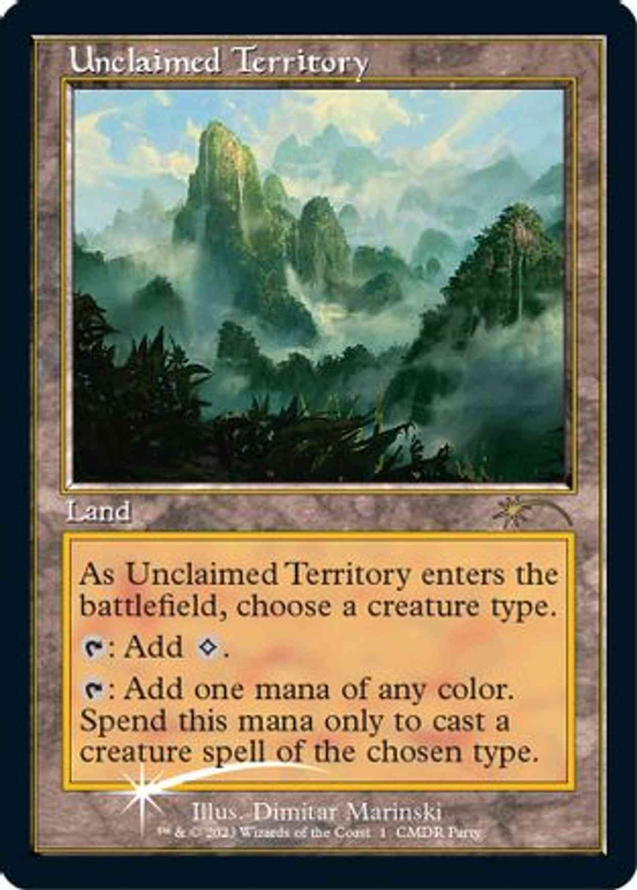 Unclaimed Territory (Retro Frame) magic card front