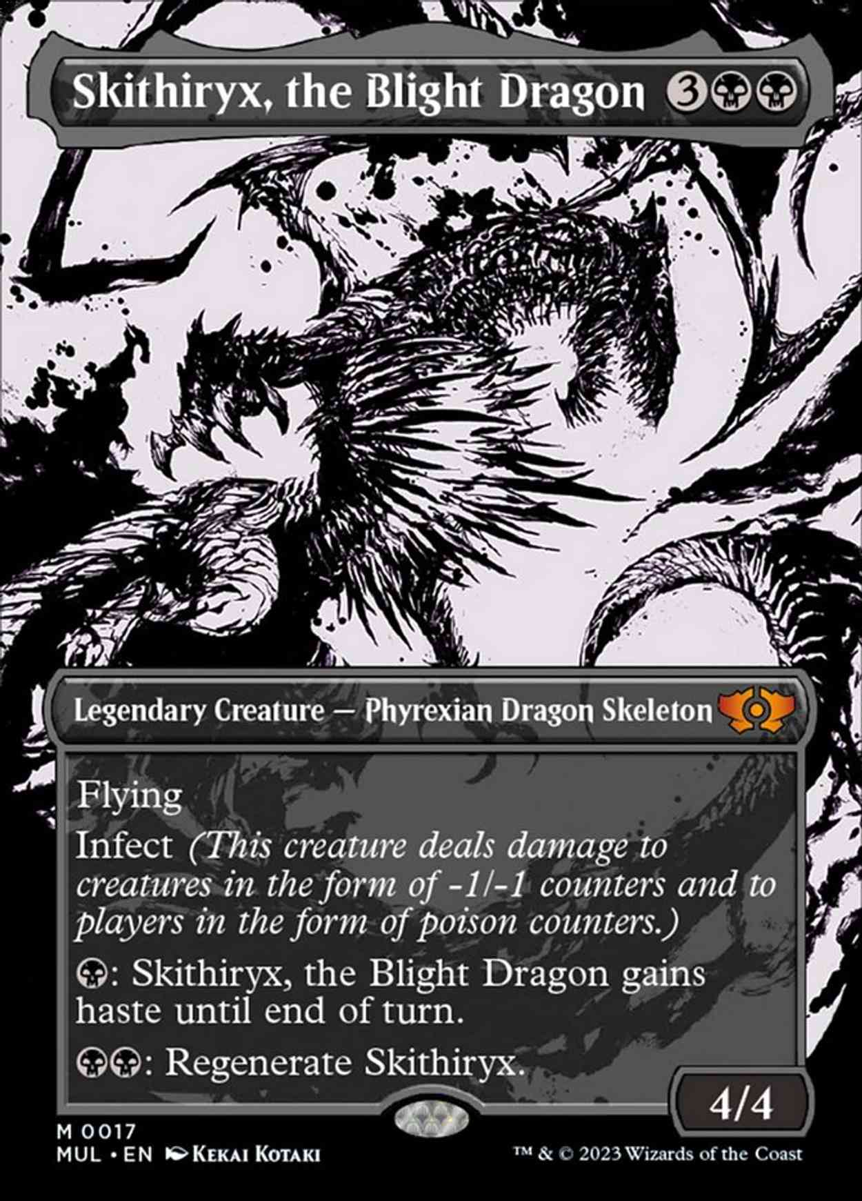 Skithiryx, the Blight Dragon magic card front
