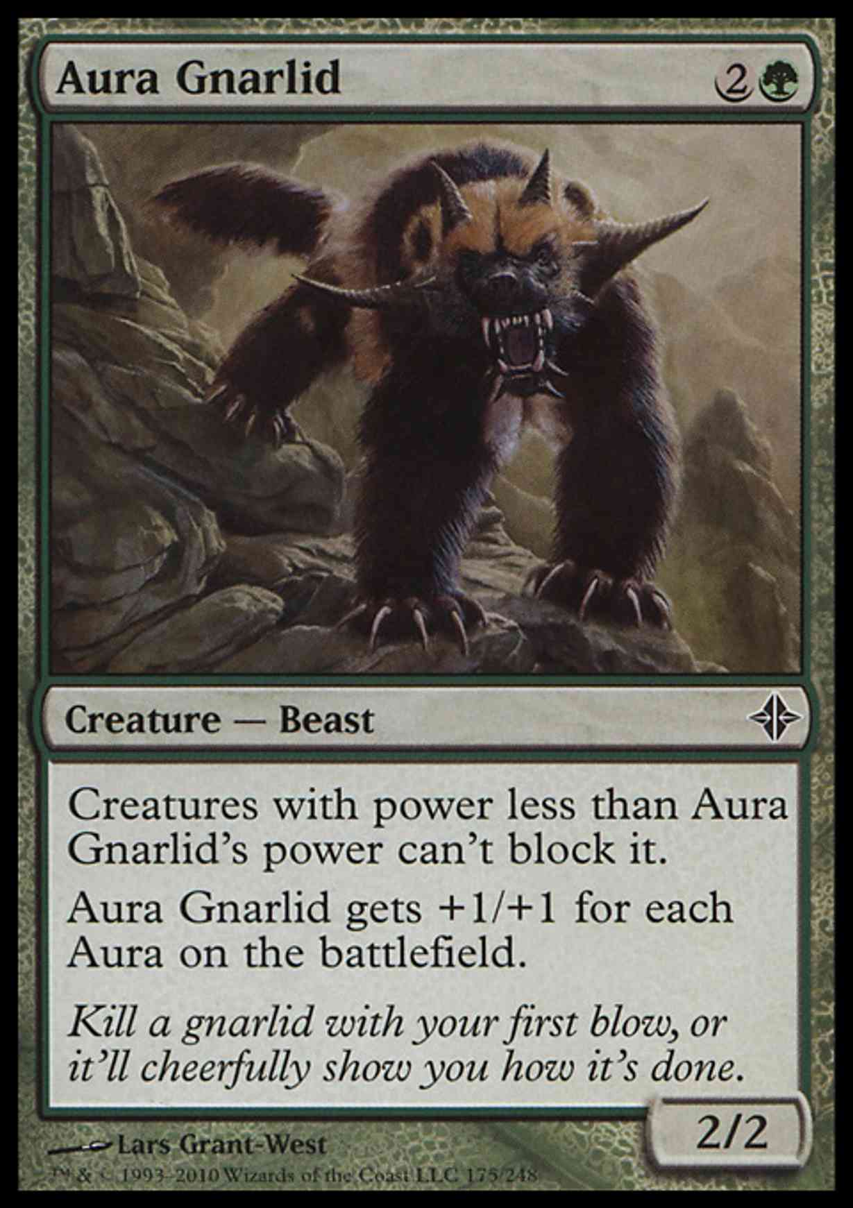 Aura Gnarlid magic card front