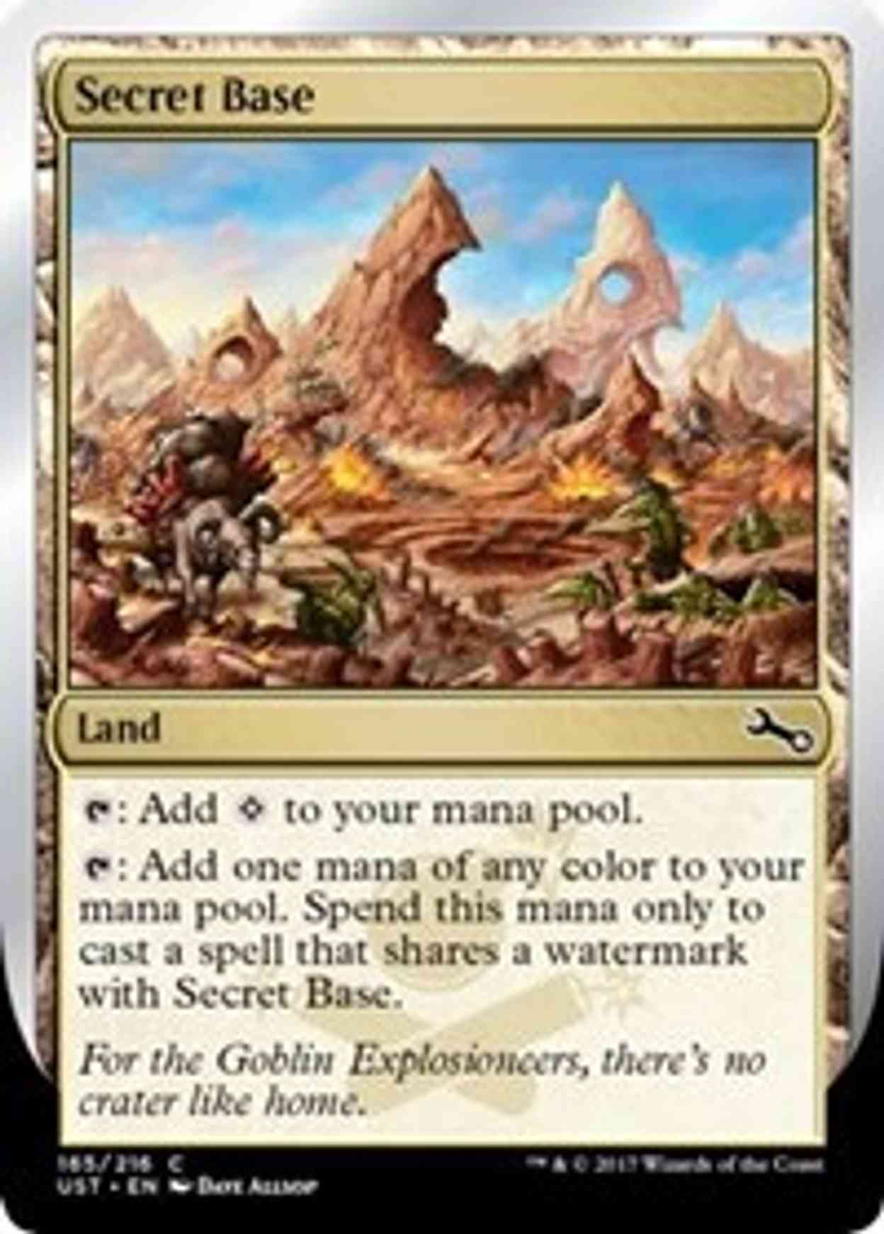 Secret Base (D) magic card front
