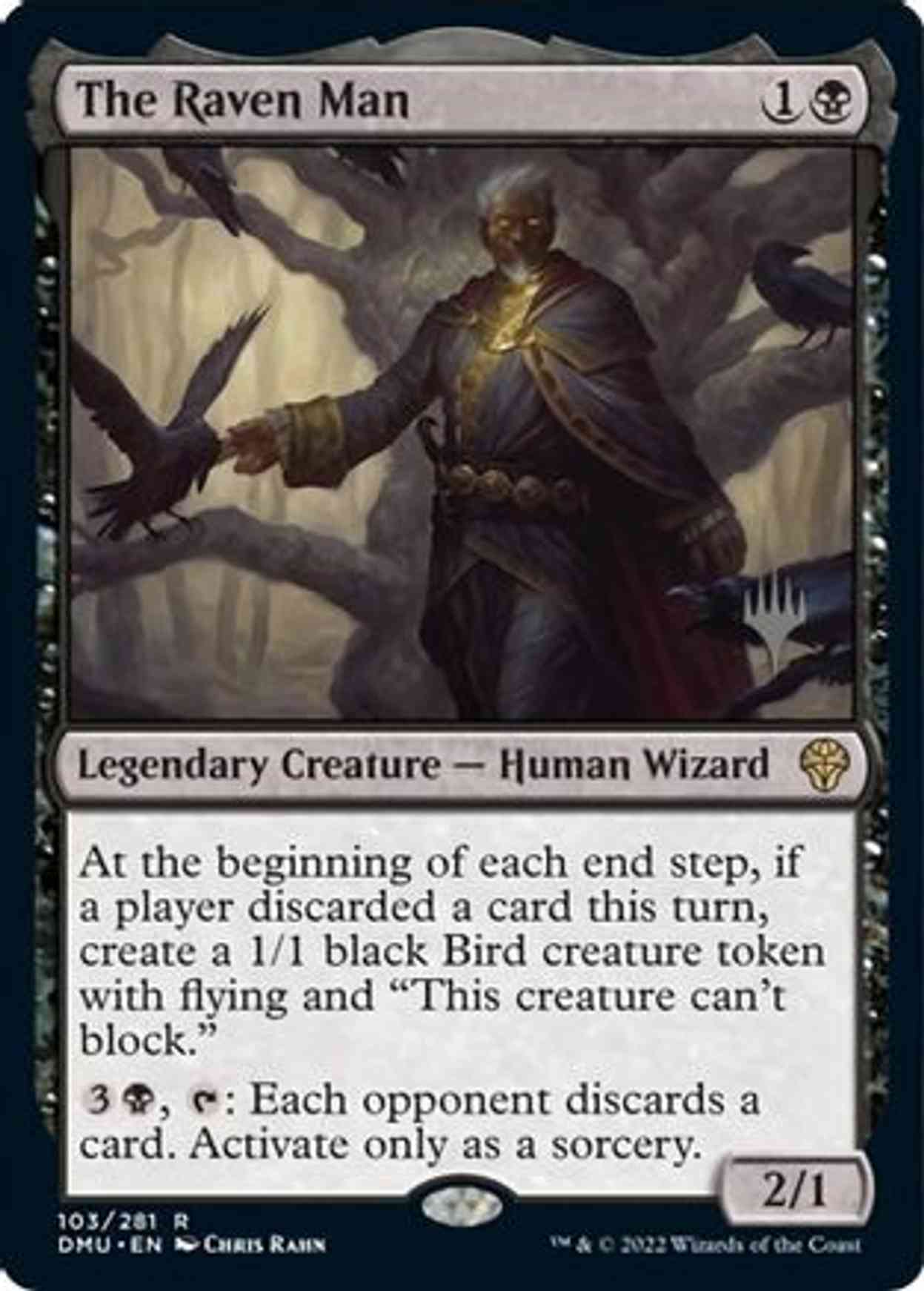 The Raven Man magic card front
