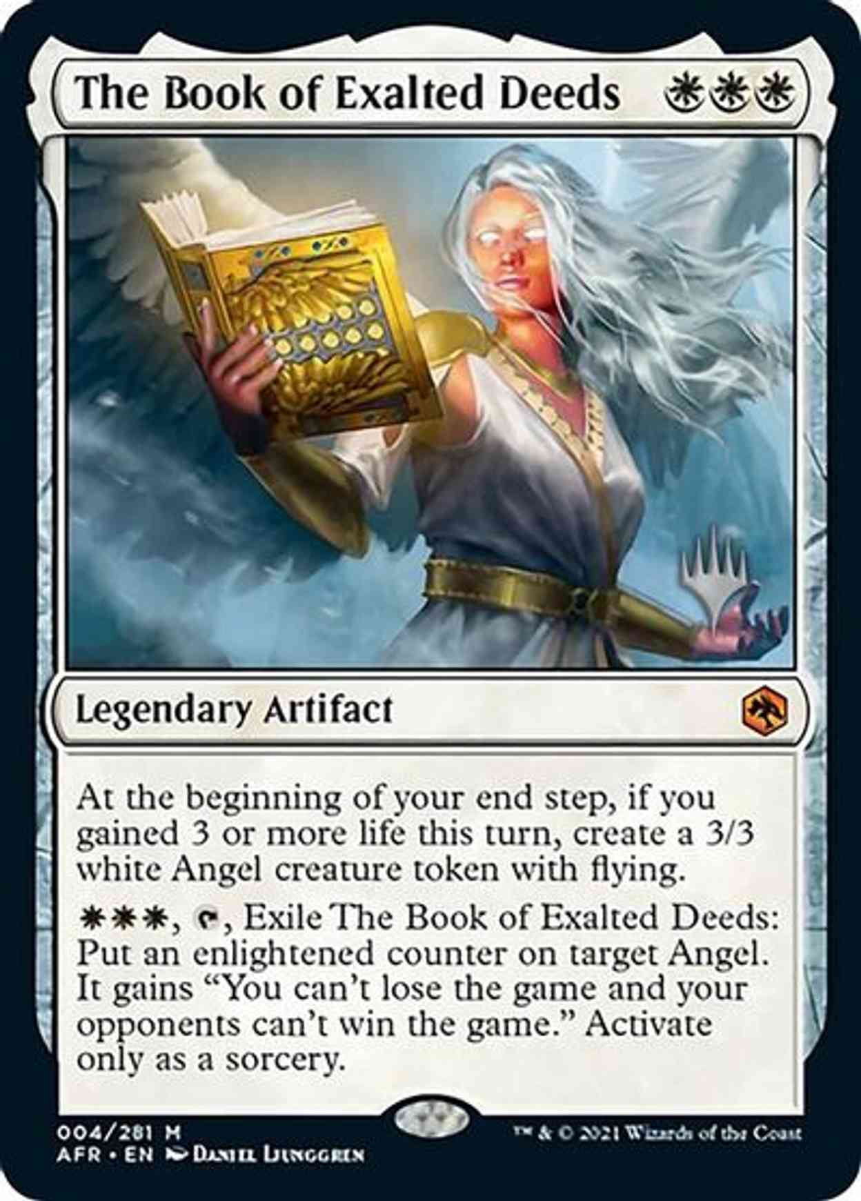The Book of Exalted Deeds magic card front