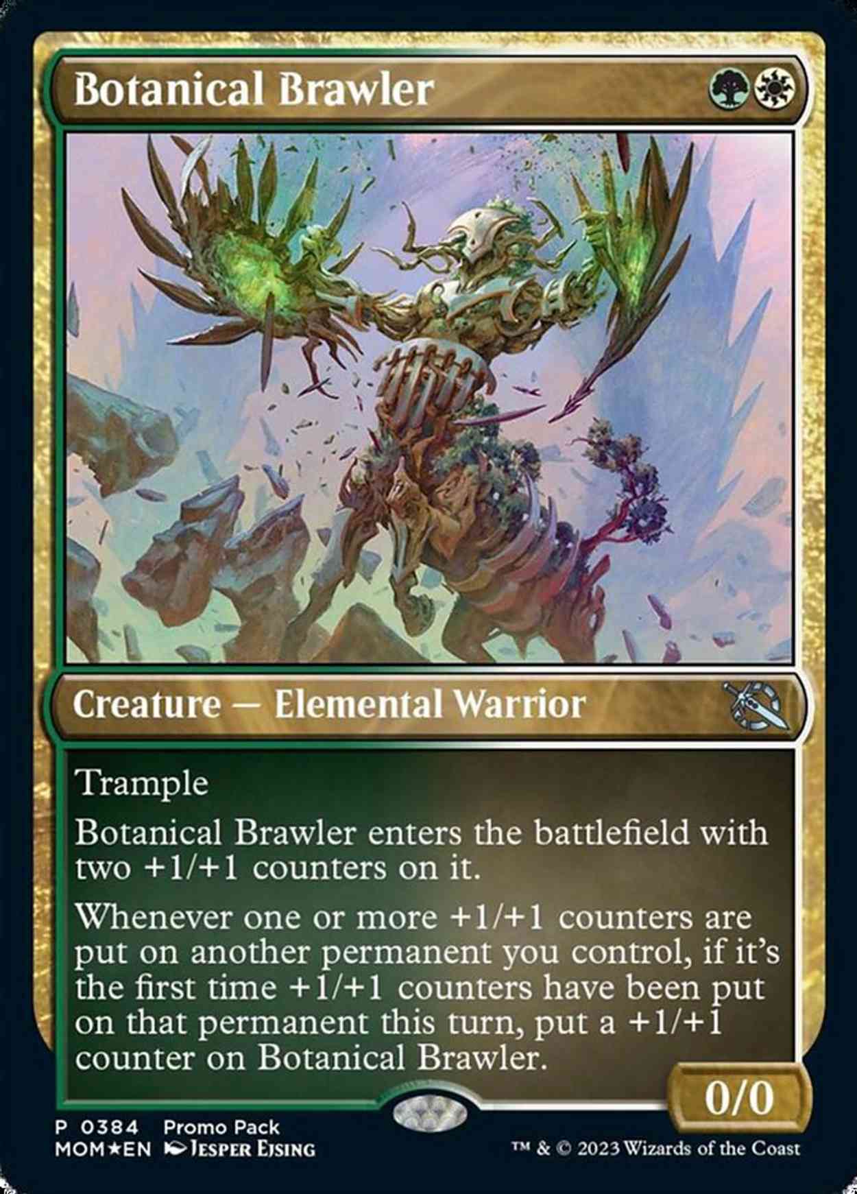 Botanical Brawler magic card front