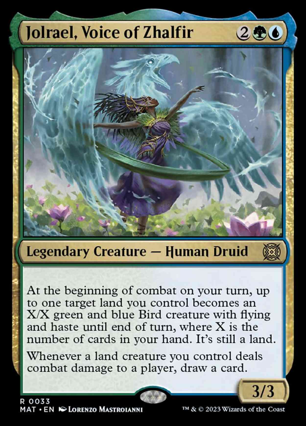 Jolrael, Voice of Zhalfir magic card front