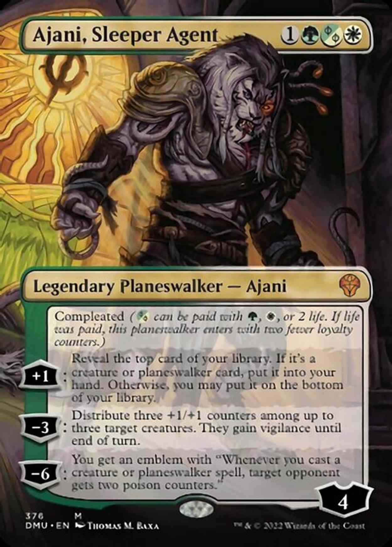 Ajani, Sleeper Agent (376) magic card front