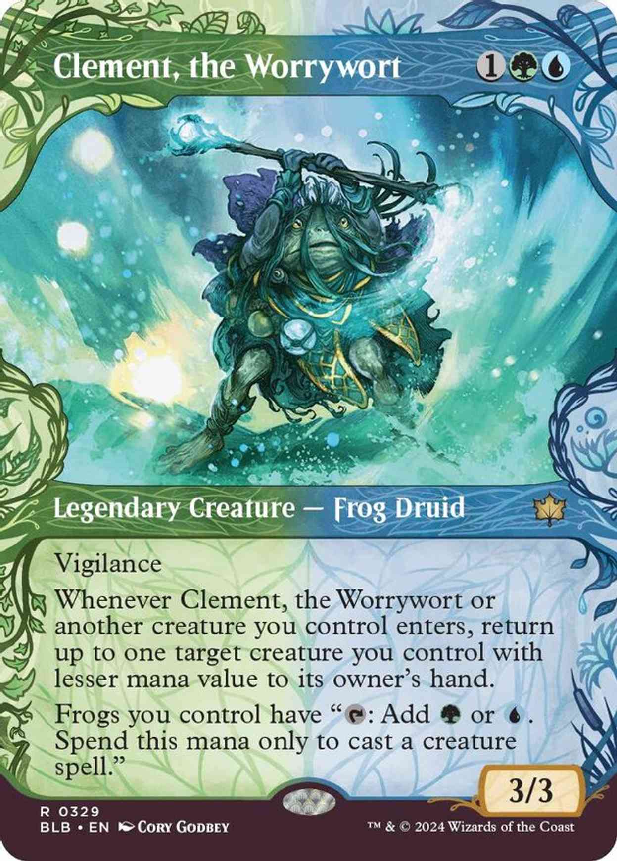 Clement, the Worrywort (Showcase) magic card front