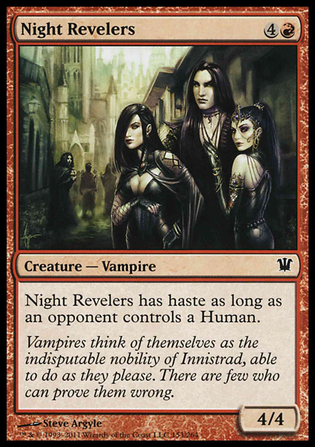 Night Revelers magic card front