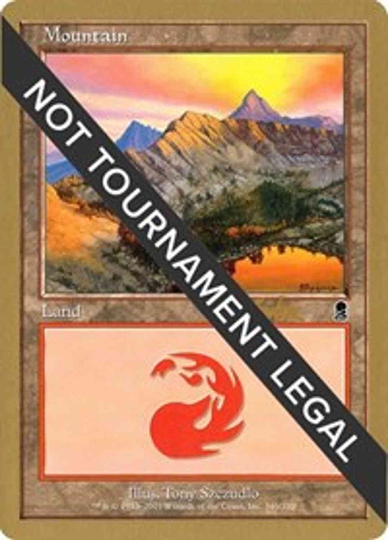 Mountain (346) - 2002 Brian Kibler (ODY) magic card front