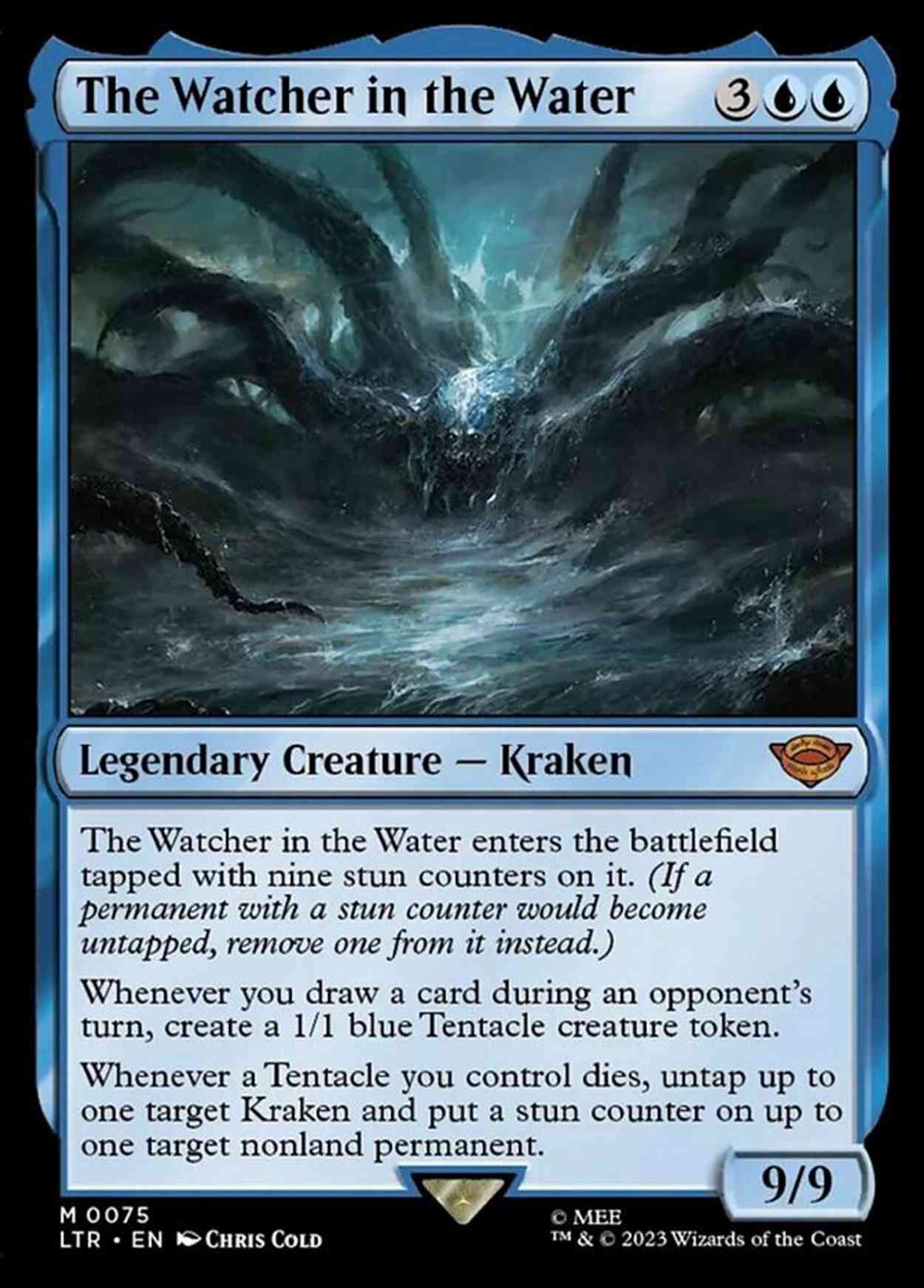 The Watcher in the Water magic card front