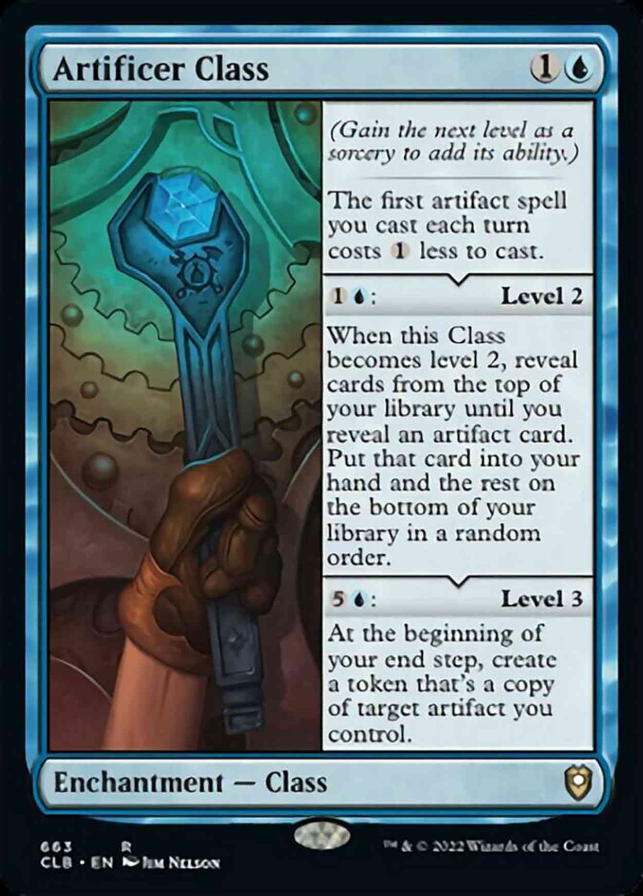 Artificer Class magic card front