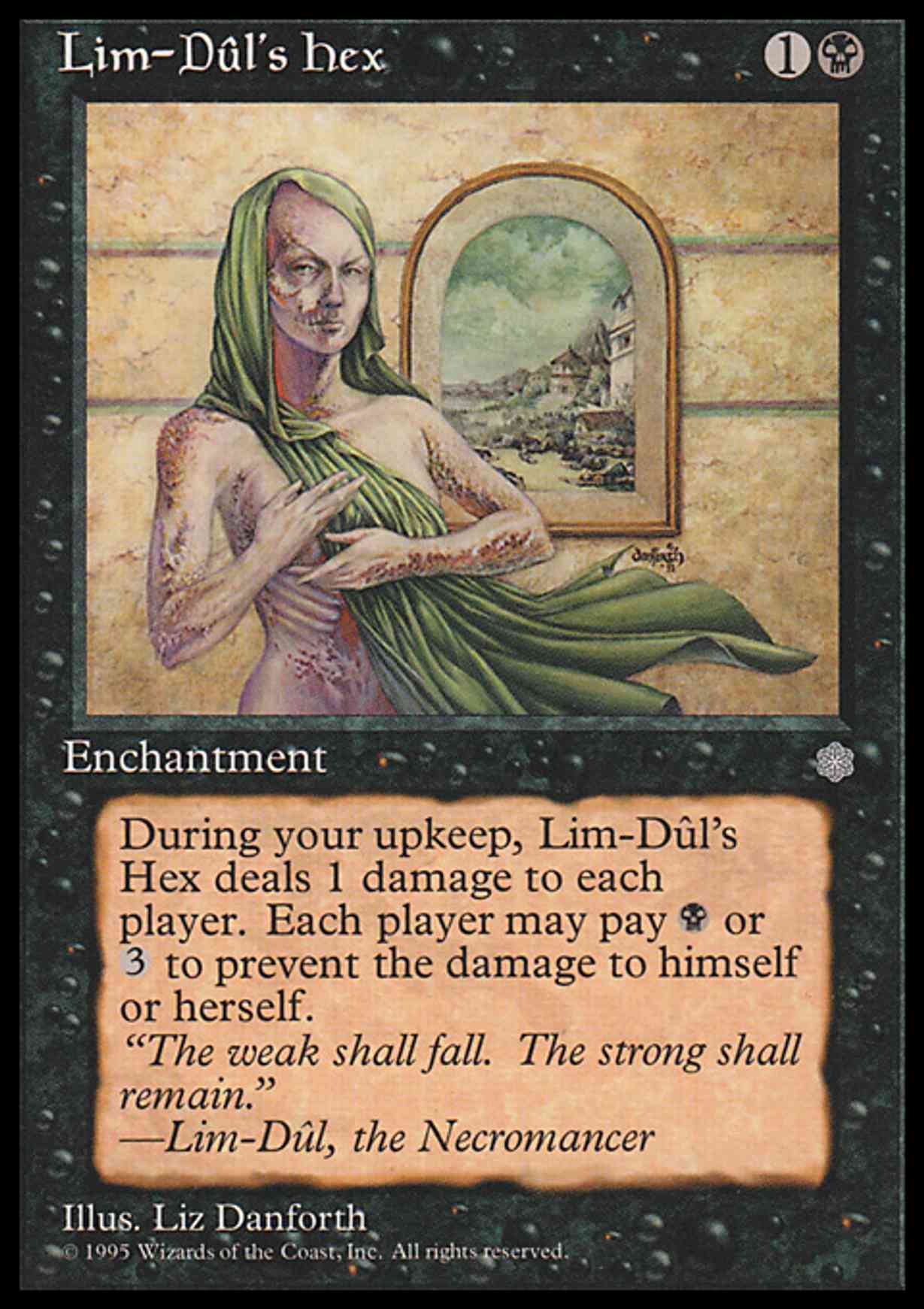 Lim-Dul's Hex magic card front