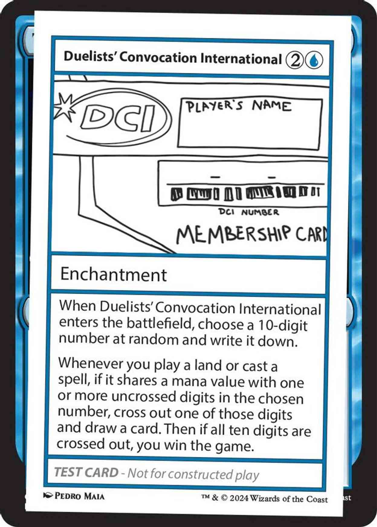 Duelists' Convocation International magic card front