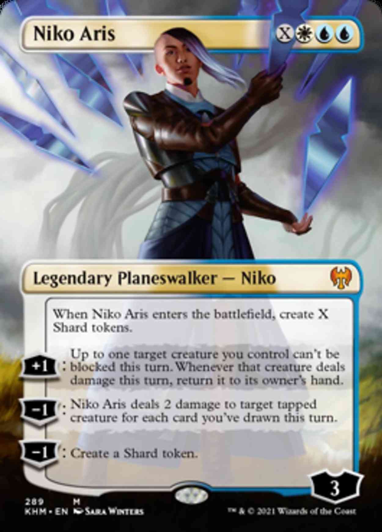 Niko Aris (Borderless) magic card front