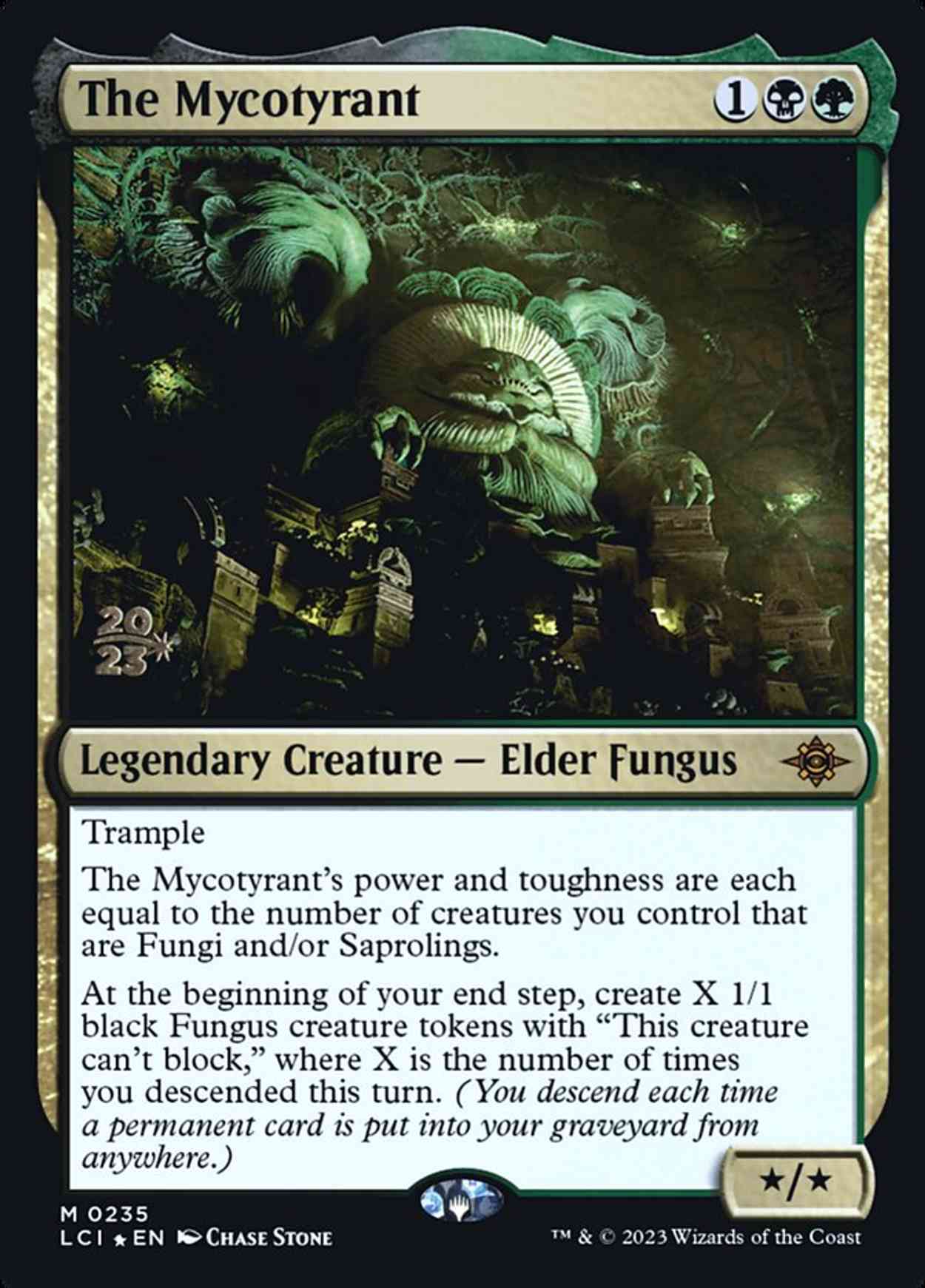 The Mycotyrant magic card front